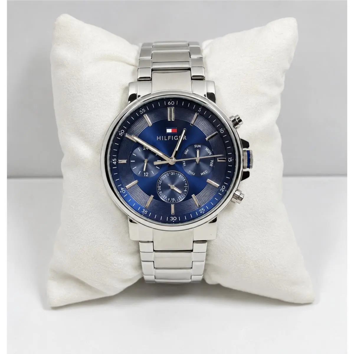 1710588 Tyson Multifunction Blue Dial 43mm Stainless Men’s Watch by Tommy Hilfiger