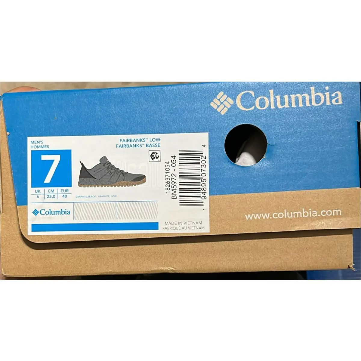 Columbia shoes - Columbia Fairbanks - Fairbanks - 182637 - Graphite/Black (UPC: 194895073024) 3