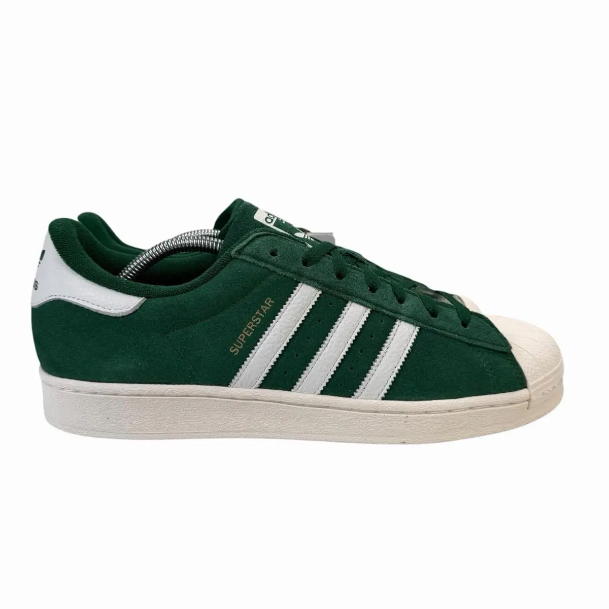 Adidas Originals Superstar Green White Suede Shoes IE4605 Men`s Size 11.5