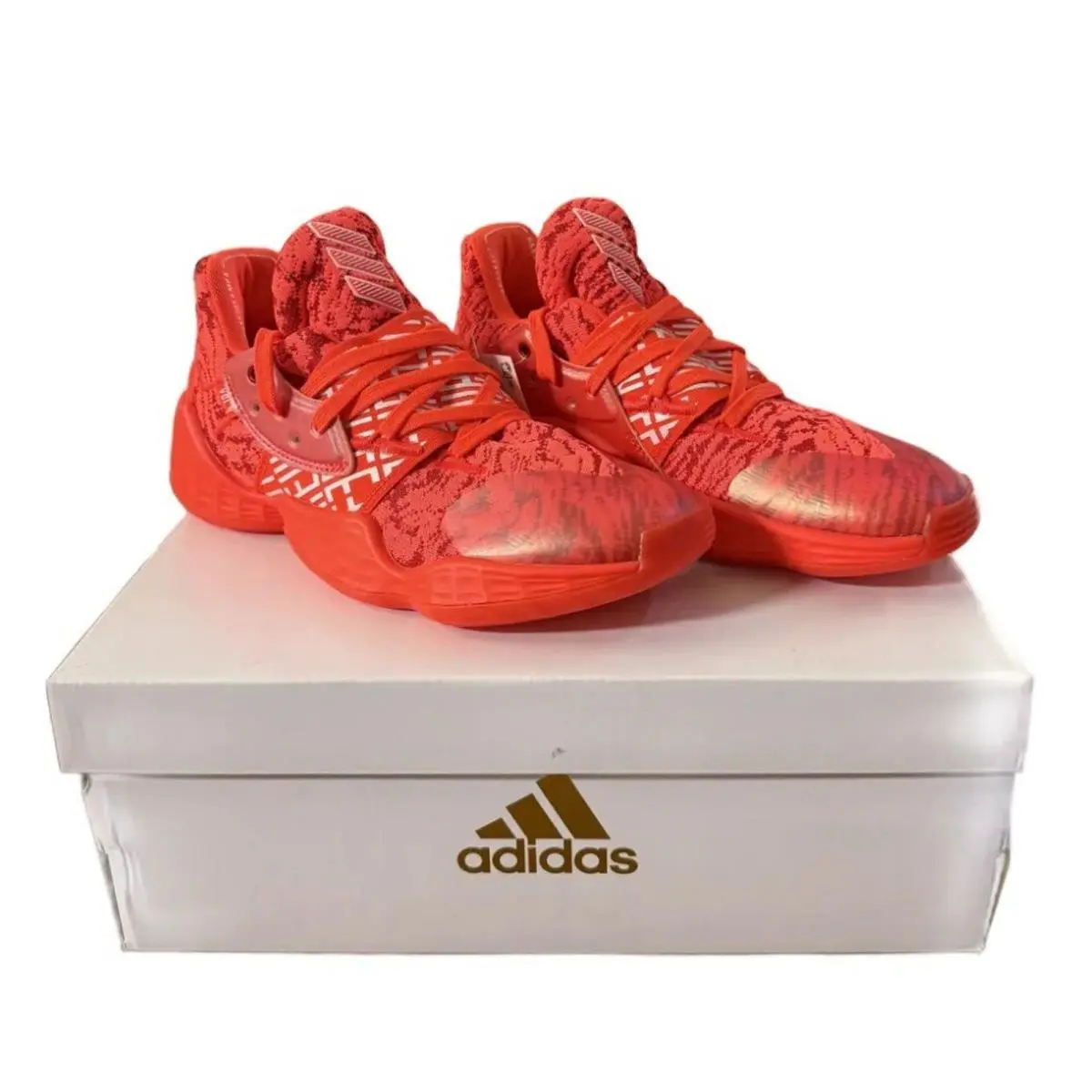 Adidas shoes - adidas Harden Vol. 4 - Harden - EH2409 - Scarlet/Cloud White/Solar Red 5
