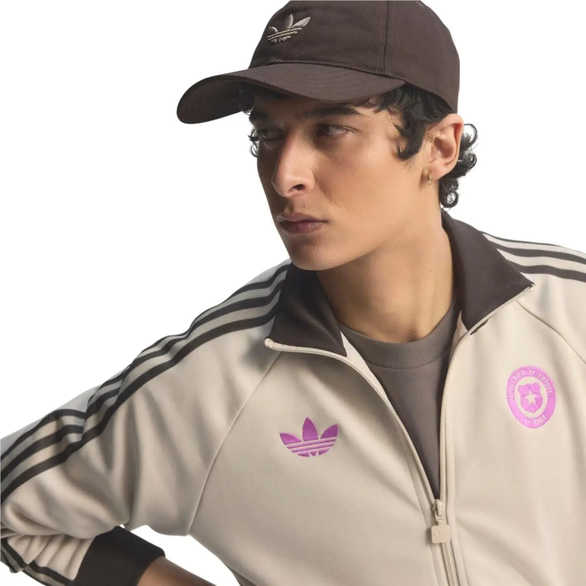 Adidas clothing - Adidas Originals Chile Track Top - Bliss/Brown 4