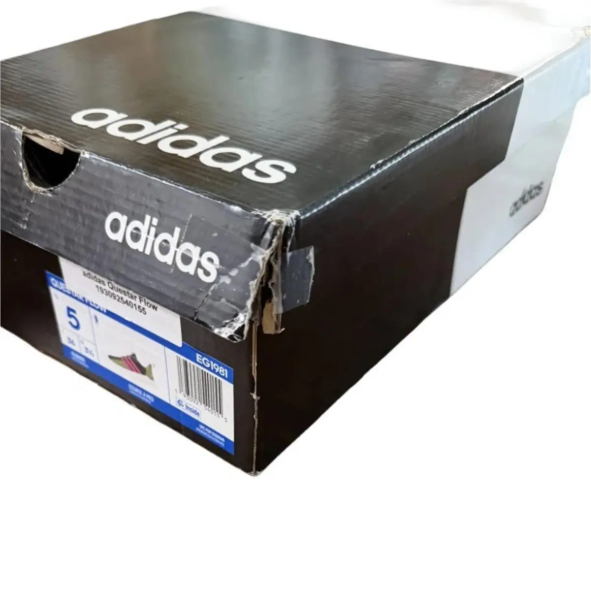 Adidas shoes - adidas Questar Flow - Questar Flow - EG1981 - Grey Metallic/Shock Pink/Hi-Res Yellow 14