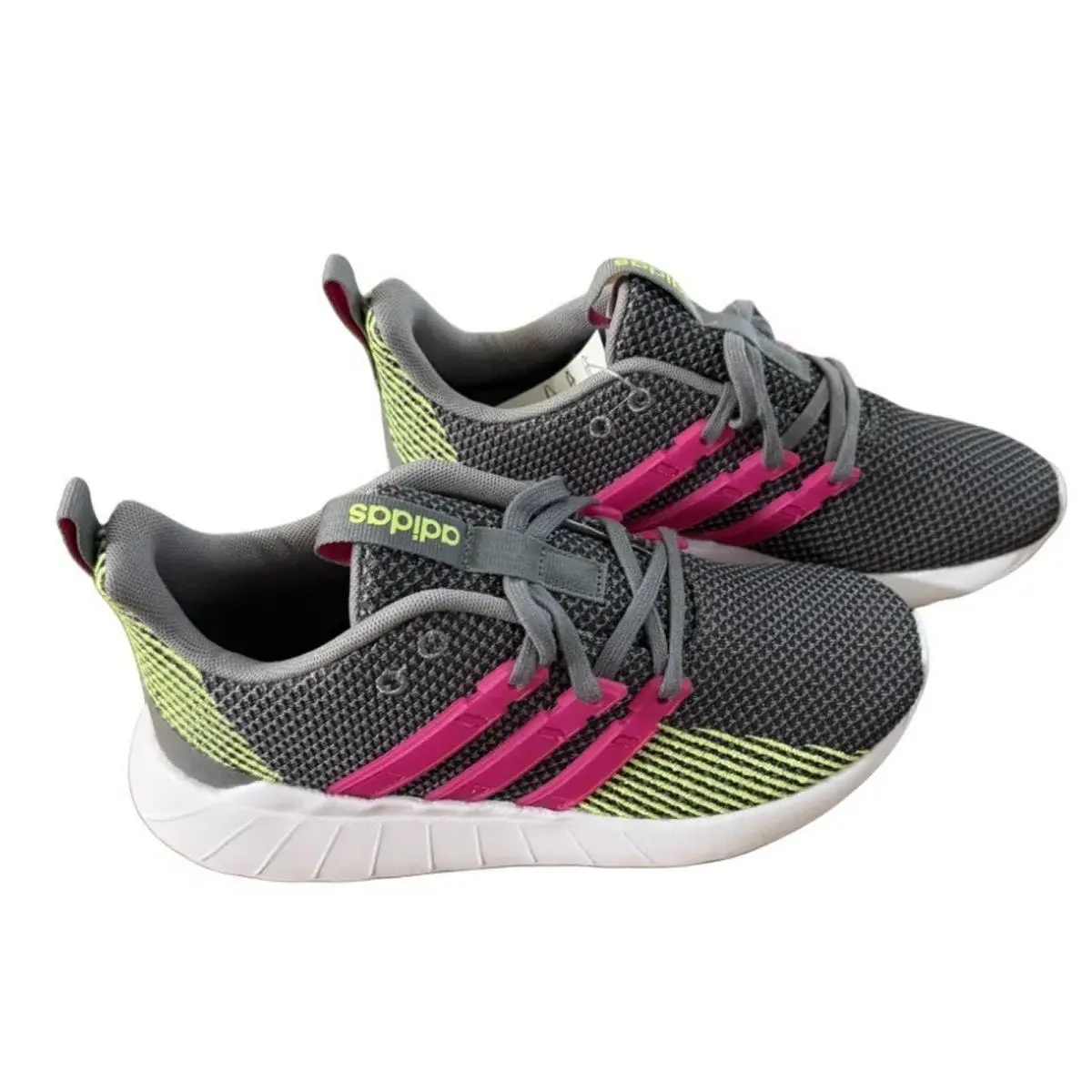 Adidas shoes - adidas Questar Flow - Questar Flow - EG1981 - Grey Metallic/Shock Pink/Hi-Res Yellow 8