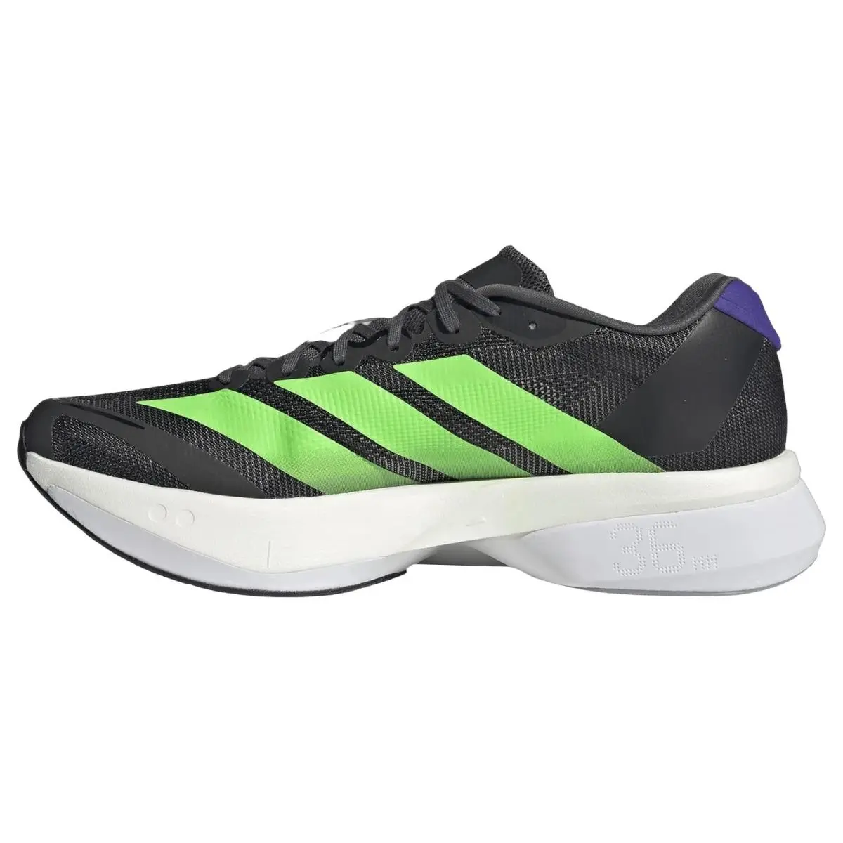 Adidas shoes - Adizero Boston 13 - Adizero Boston - JQ1670 - Black/Lime/Ink 2