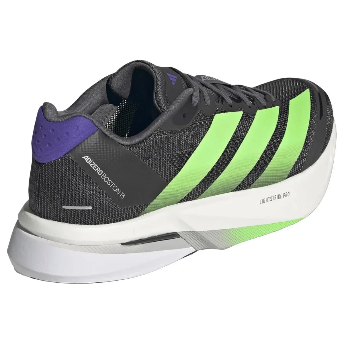 Adidas shoes - Adizero Boston 13 - Adizero Boston - JQ1670 - Black/Lime/Ink 4