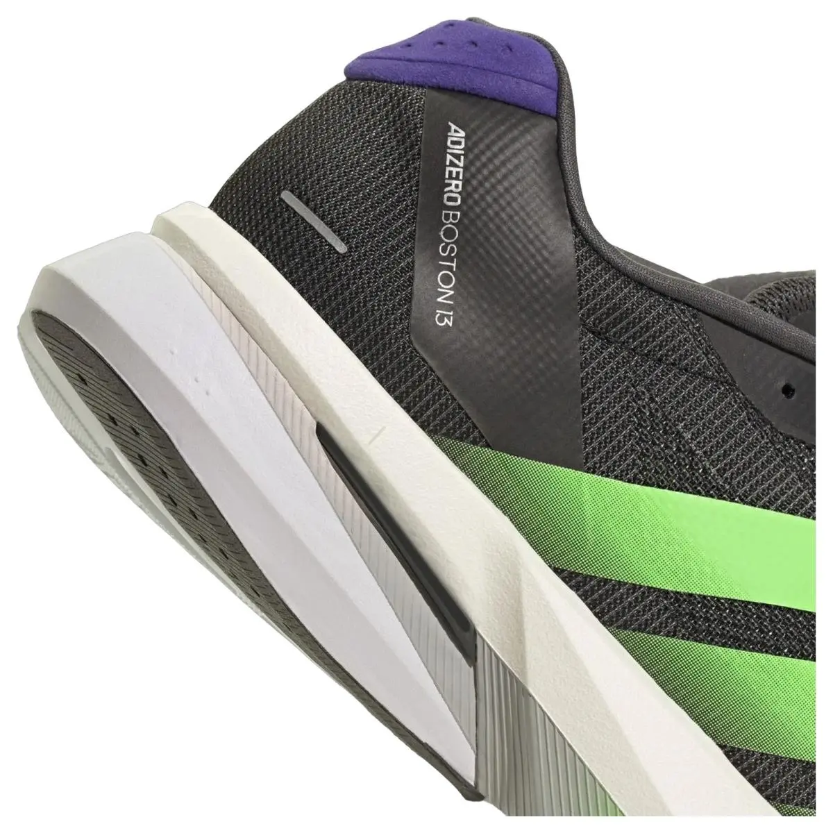 Adidas shoes - Adizero Boston 13 - Adizero Boston - JQ1670 - Black/Lime/Ink 6