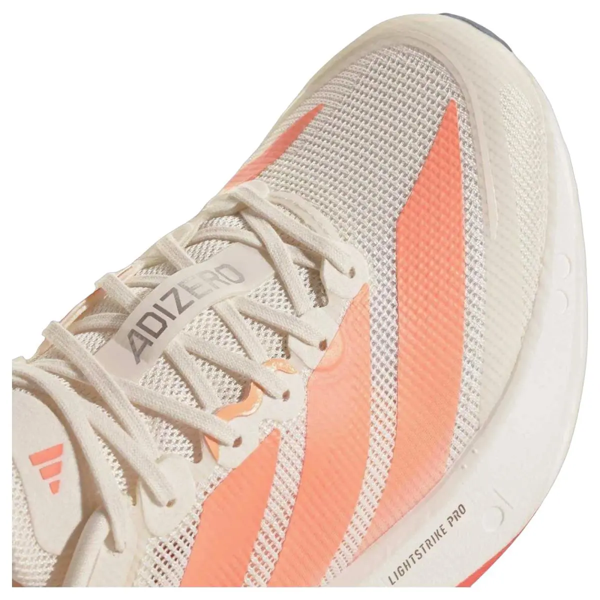 Adidas shoes - Adizero Boston 13 - Adizero Boston - JP9249 - Off White/Beam Orange/Acid Orange 5