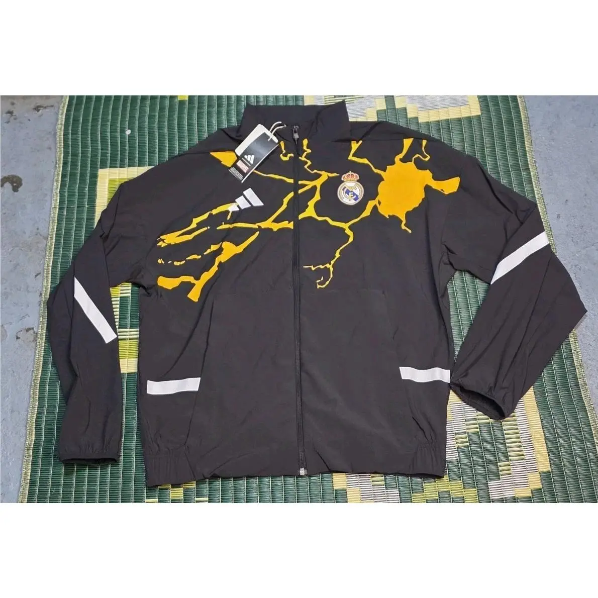 Adidas clothing - adidas Firebird - Firebird - JZ9150 - Black, Yellow 2