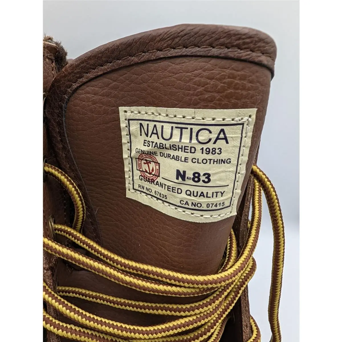 Nautica shoes - Nautica Channing Pebbled - Channing Pebbled - Brown 2