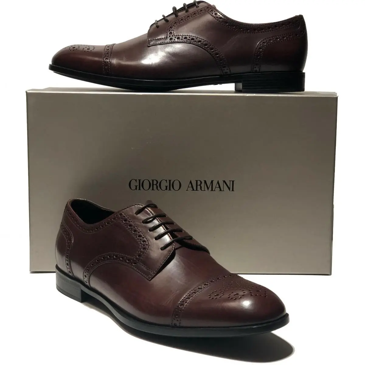 Giorgio Armani shoes - X2C448 - X2C448 - Brown 6