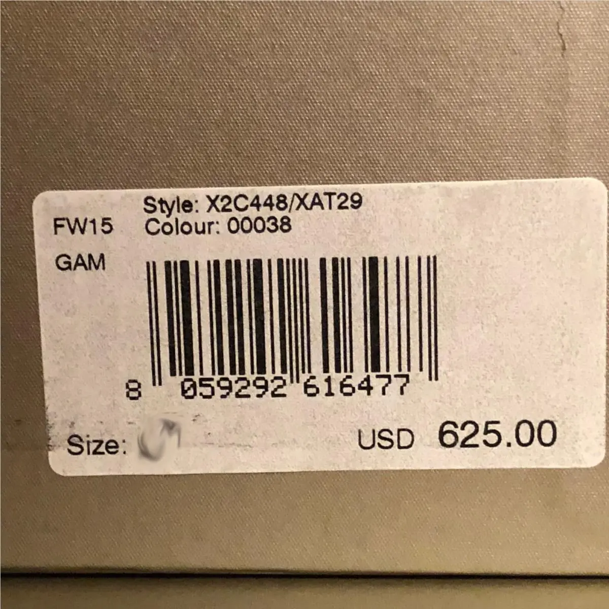 Giorgio Armani shoes - X2C448 - X2C448 - Brown 0