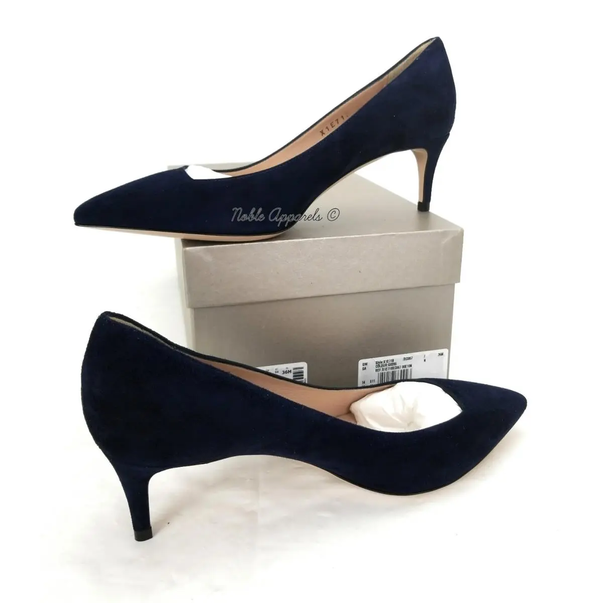 Giorgio Armani shoes - GEORGIO ARMANI Decollete - GEORGIO ARMANI Decollete - X1E718XC067G0285 - Blue (UPC: 8055187330923) 5