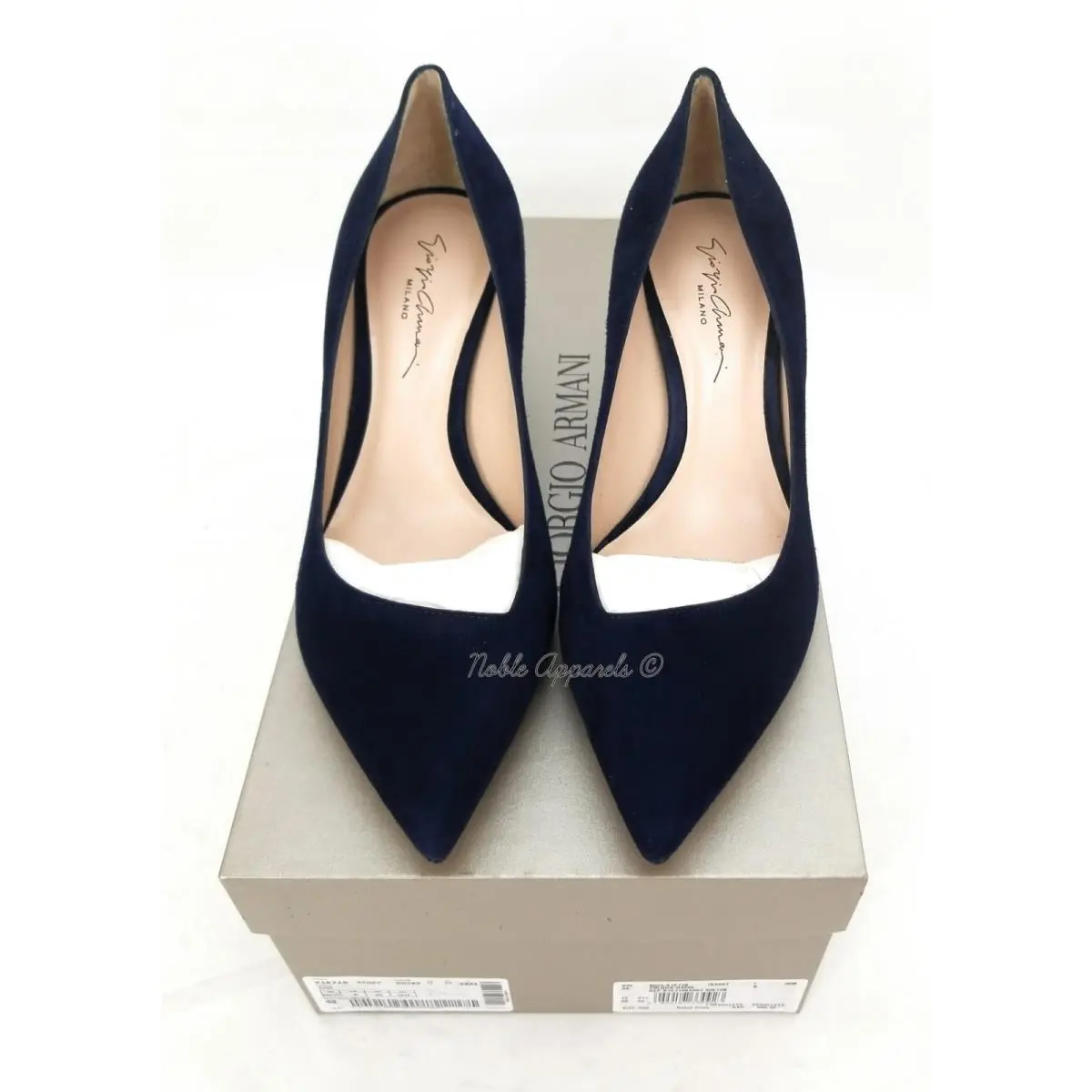 Giorgio Armani shoes - GEORGIO ARMANI Decollete - GEORGIO ARMANI Decollete - X1E718XC067G0285 - Blue (UPC: 8055187330923) 3