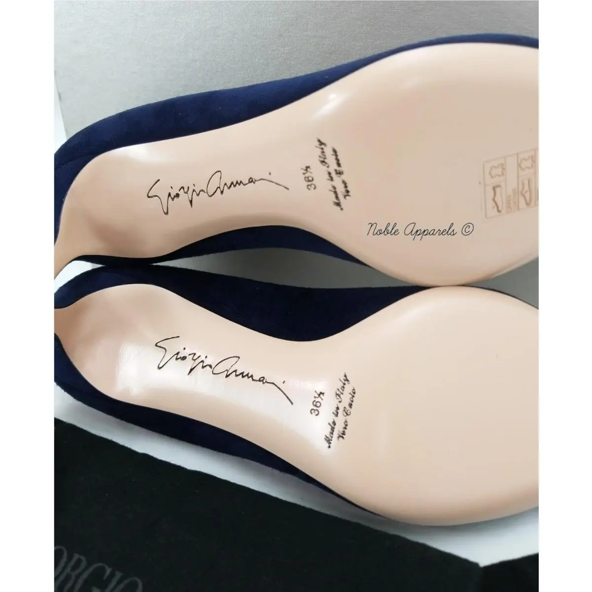 Giorgio Armani shoes - GEORGIO ARMANI Decollete - GEORGIO ARMANI Decollete - X1E718XC067G0285 - Blue (UPC: 8055187330923) 8