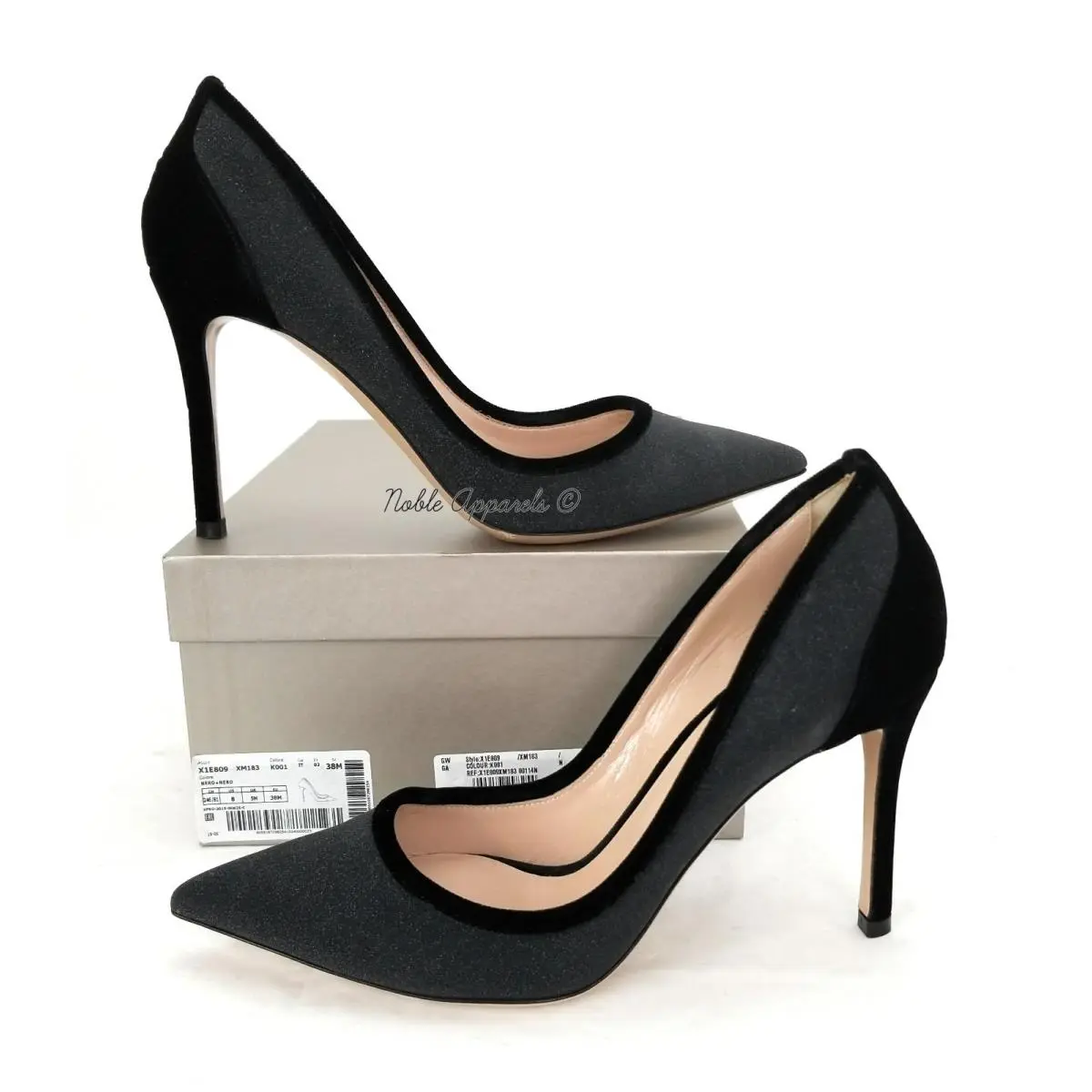 Giorgio Armani shoes - GIORGIO ARMANI Decollete - Decollete - X1E809XM183K001 - Black (UPC: 8055187298254) 9
