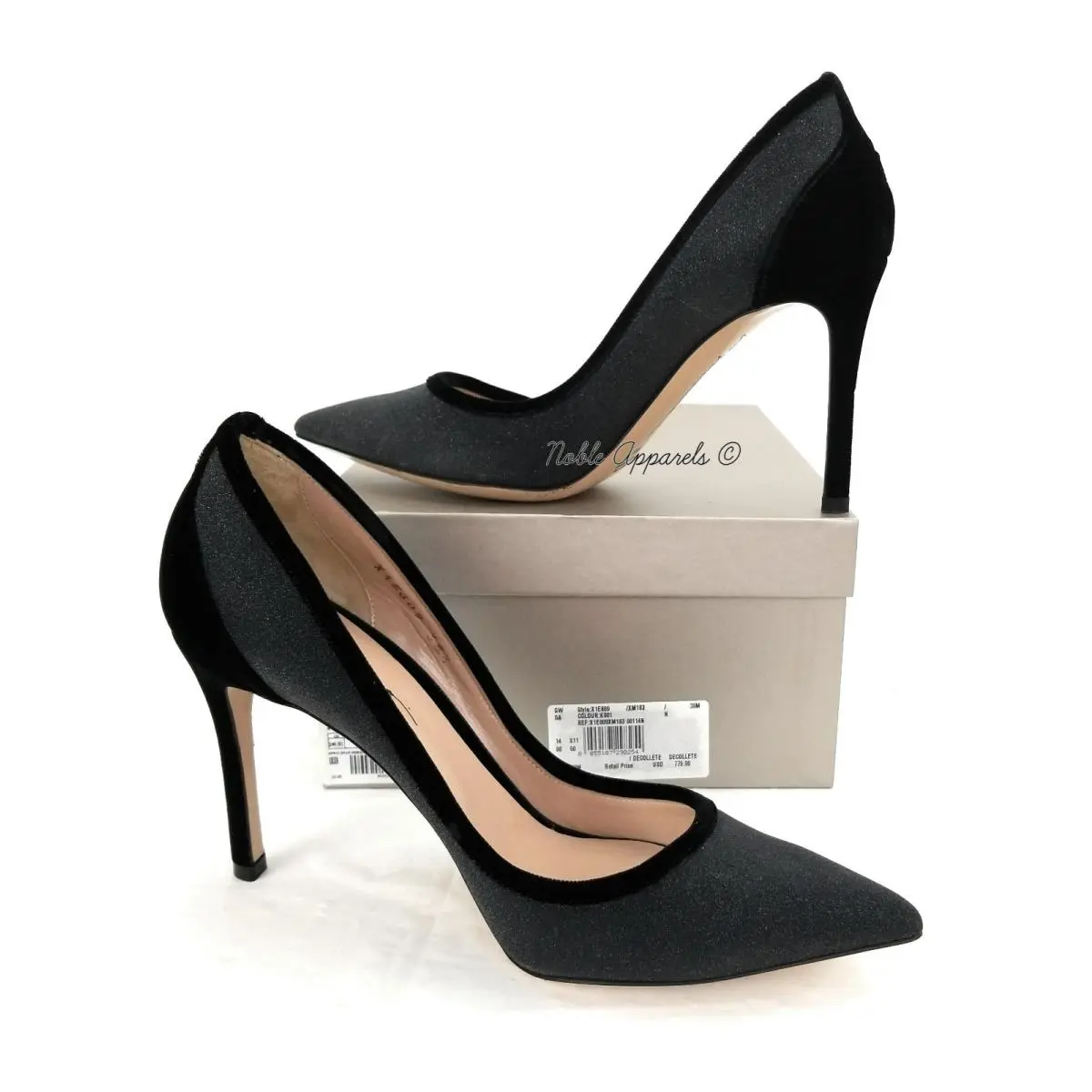 Giorgio Armani shoes - GIORGIO ARMANI Decollete - Decollete - X1E809XM183K001 - Black (UPC: 8055187298254) 10