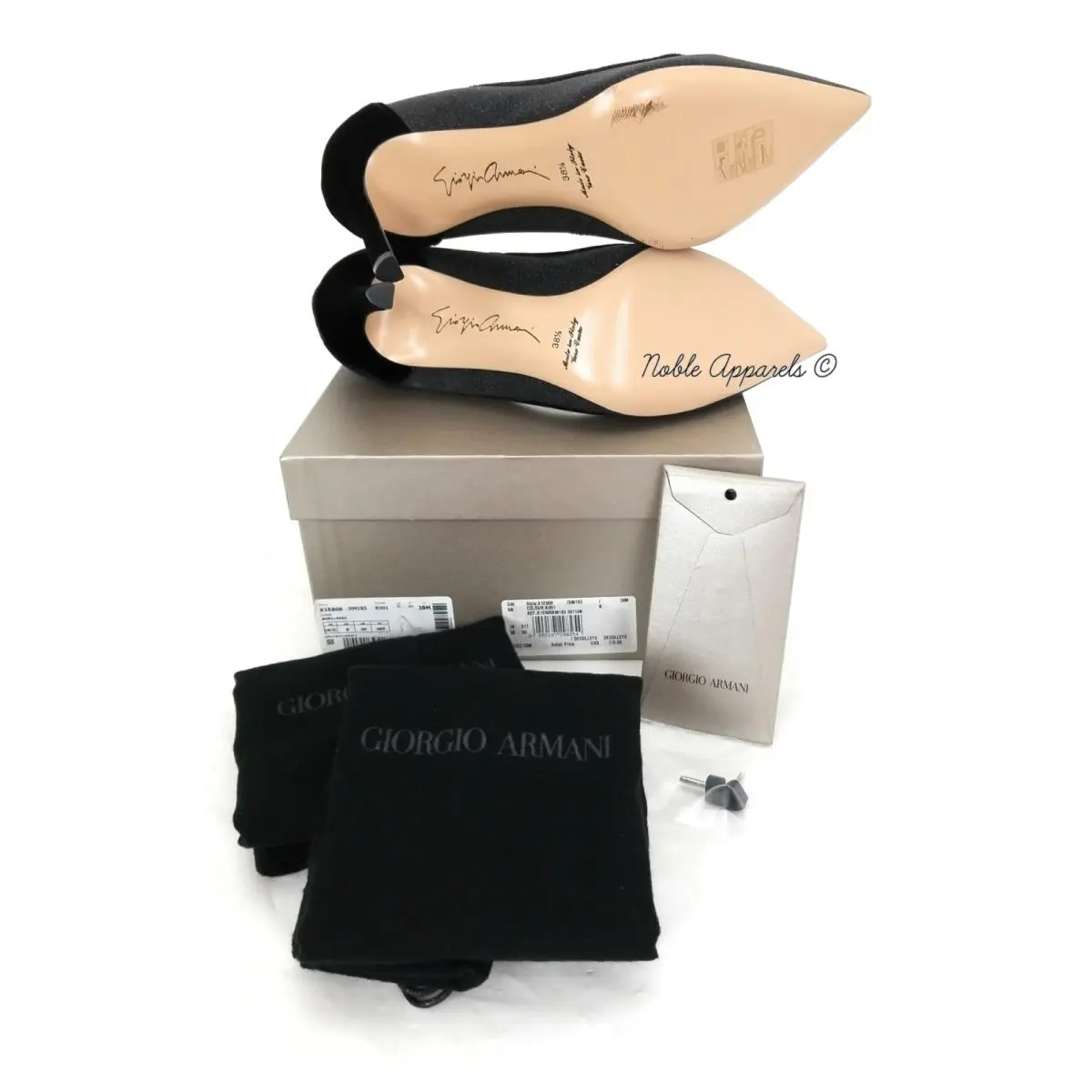 Giorgio Armani shoes - GIORGIO ARMANI Decollete - Decollete - X1E809XM183K001 - Black (UPC: 8055187298254) 12