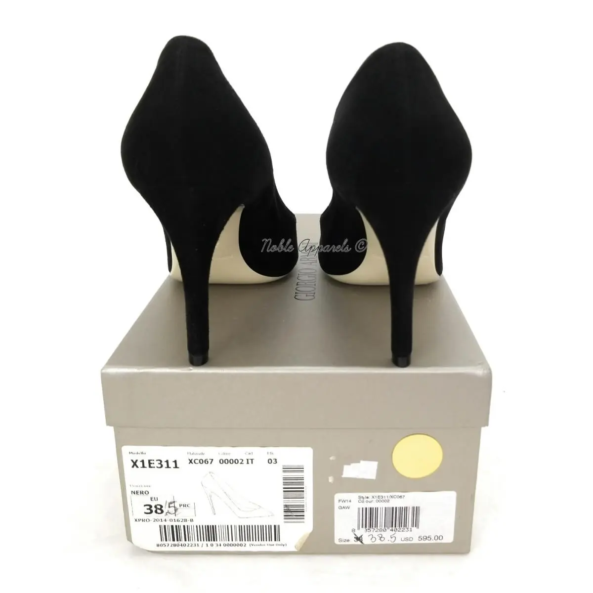Giorgio Armani shoes - X1E311XC06700002 - X1E311XC06700002 - Black (UPC: 8057280402248) 6