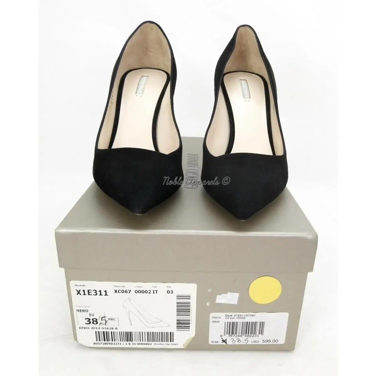 Giorgio Armani shoes - X1E311XC06700002 - X1E311XC06700002 - Black (UPC: 8057280402248) 5
