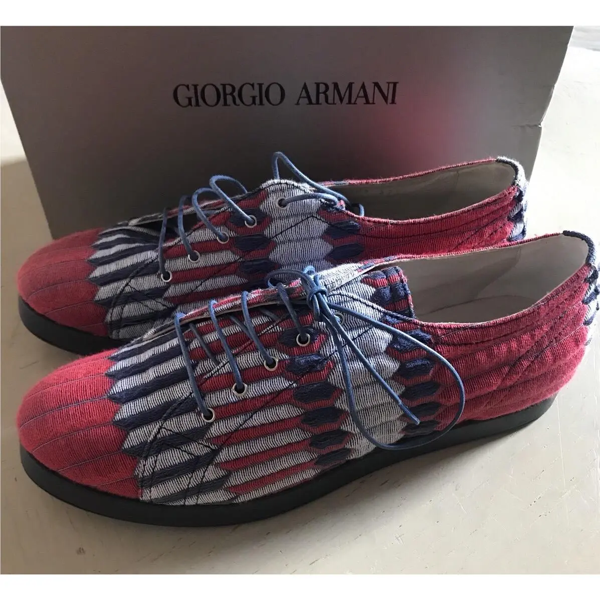 Giorgio Armani shoes - Blue Red 1