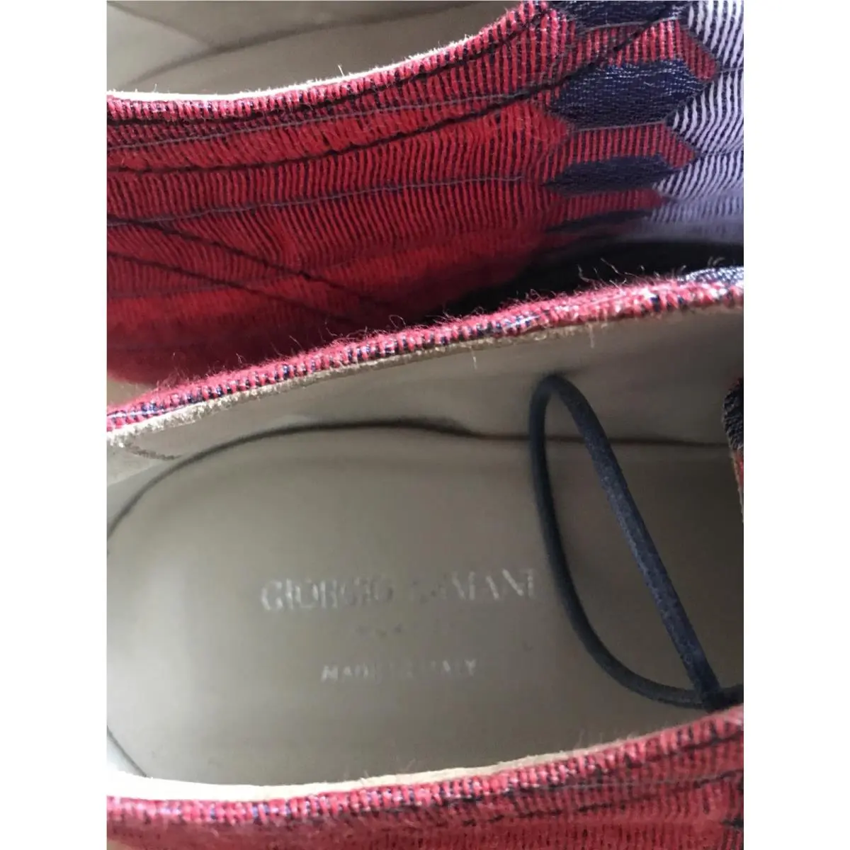 Giorgio Armani shoes - Blue Red 4