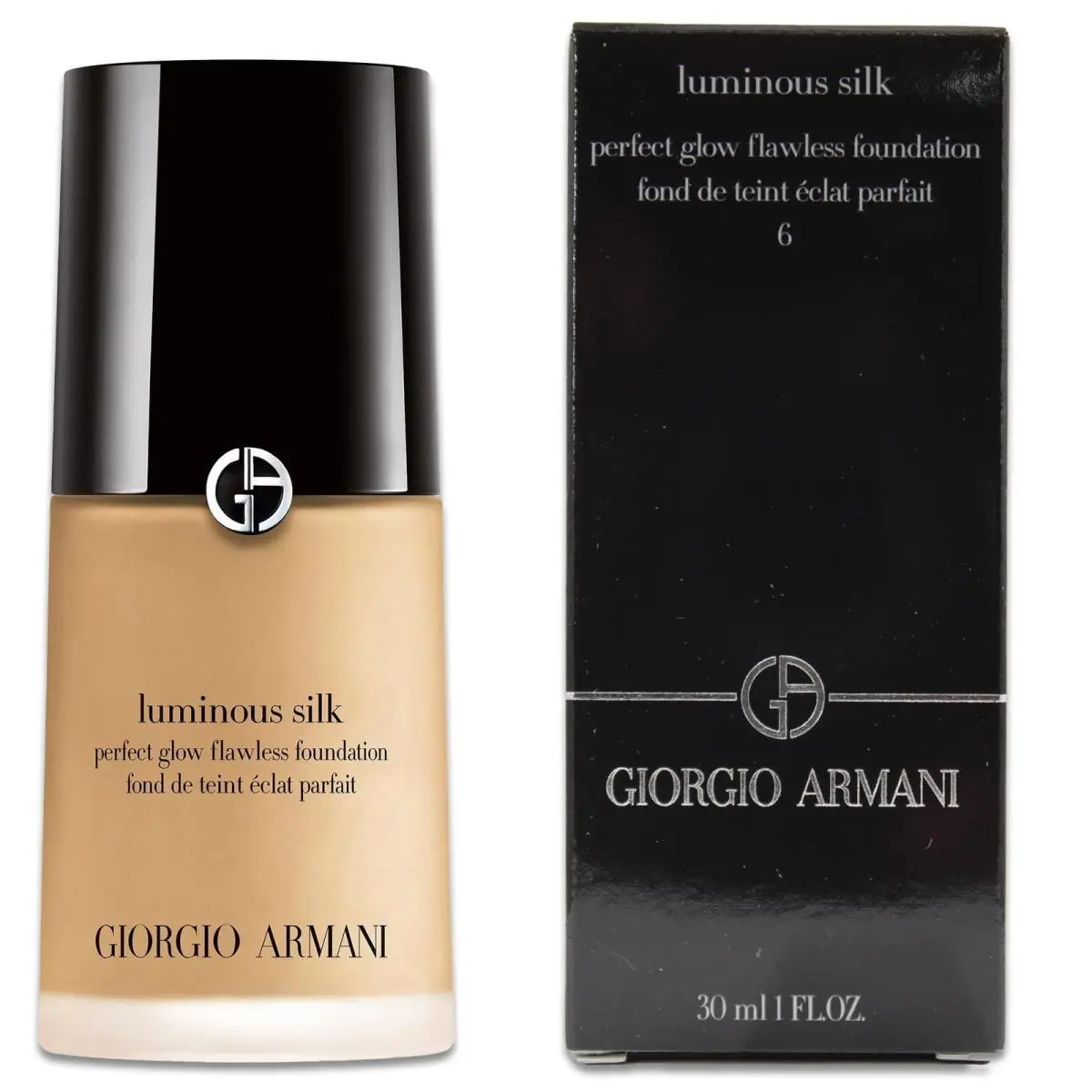 Luminous Silk Foundation 6 Medium Olive 1oz AEP01270 Perfect by Giorgio Armani