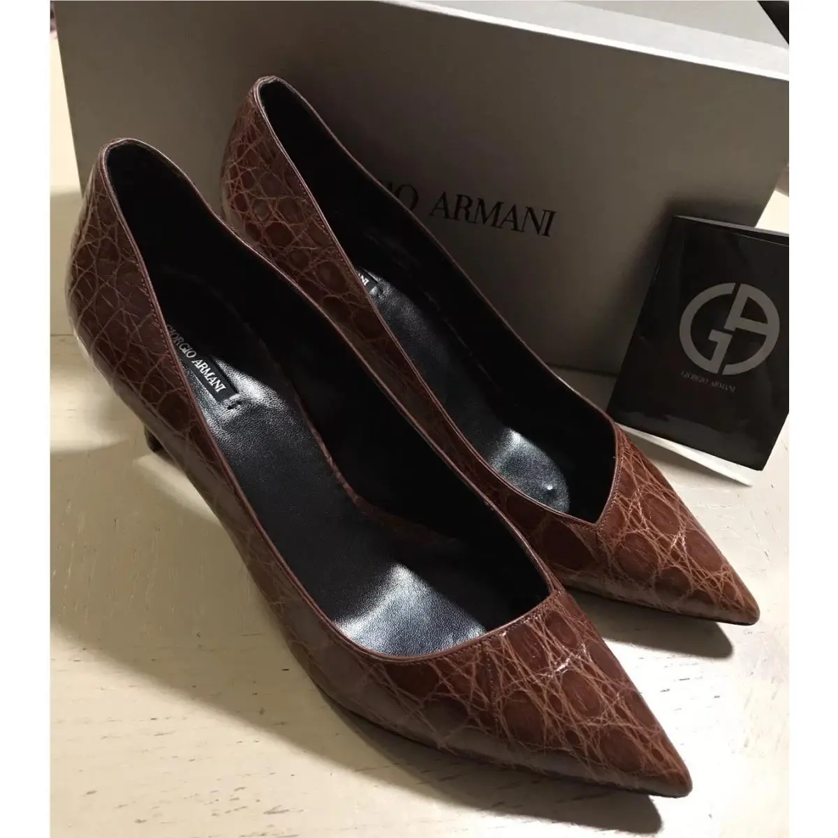Giorgio Armani shoes - Burgundy 1