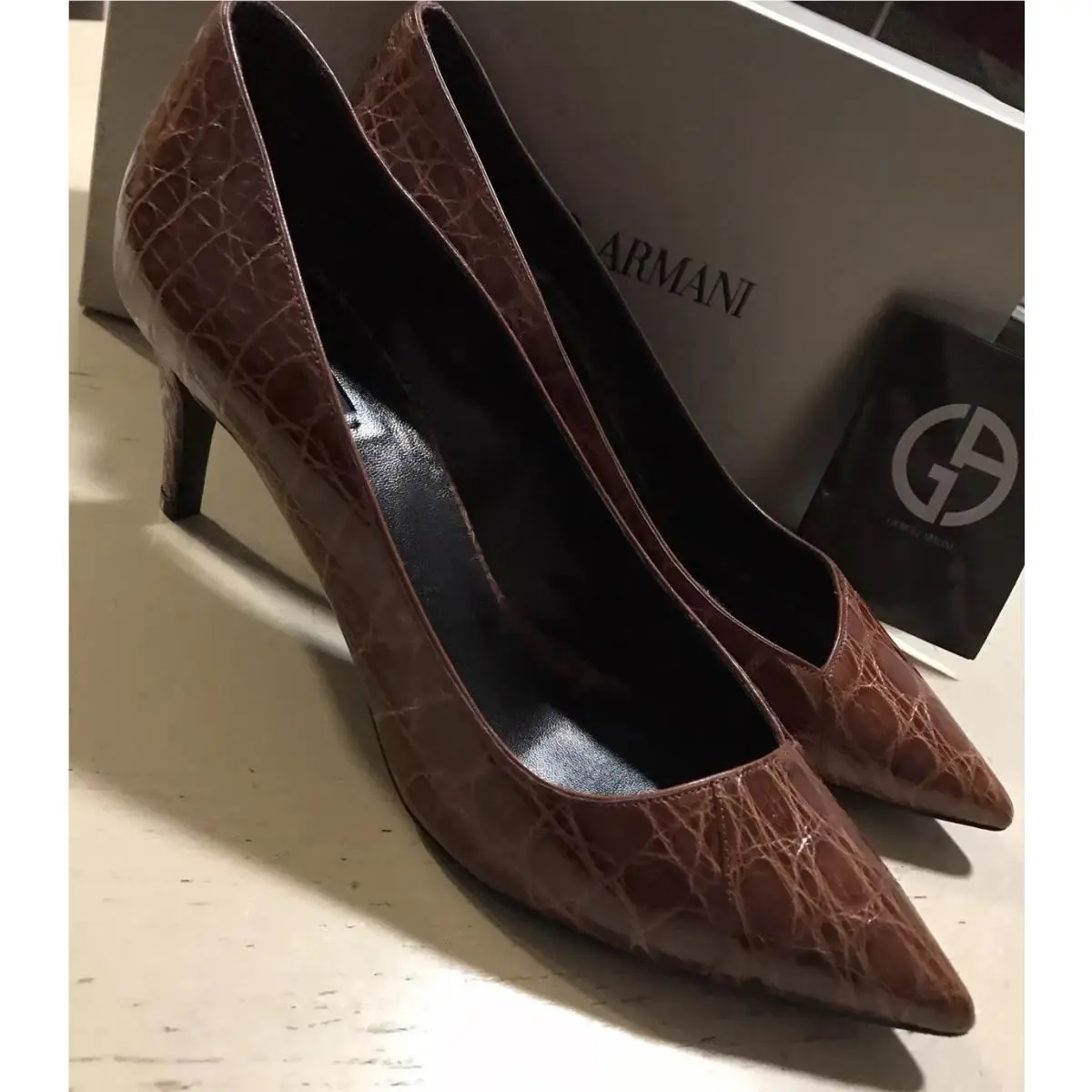 Giorgio Armani shoes - Burgundy 2