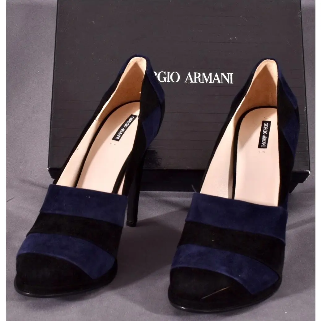 Giorgio Armani shoes - Giorgio Armani - Black Navy Blue (UPC: 8033924670730) 1