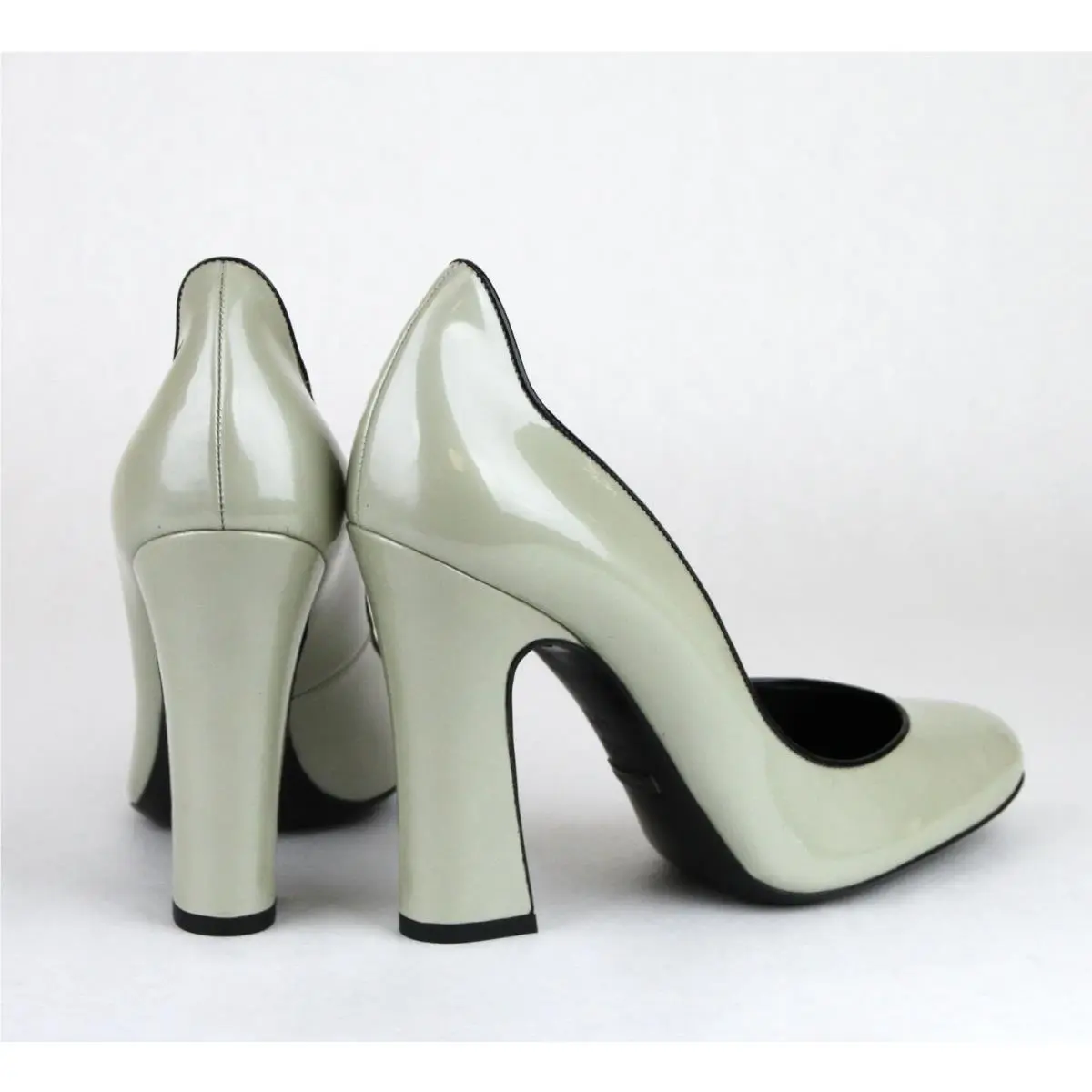 Giorgio Armani shoes - greenish silver 3