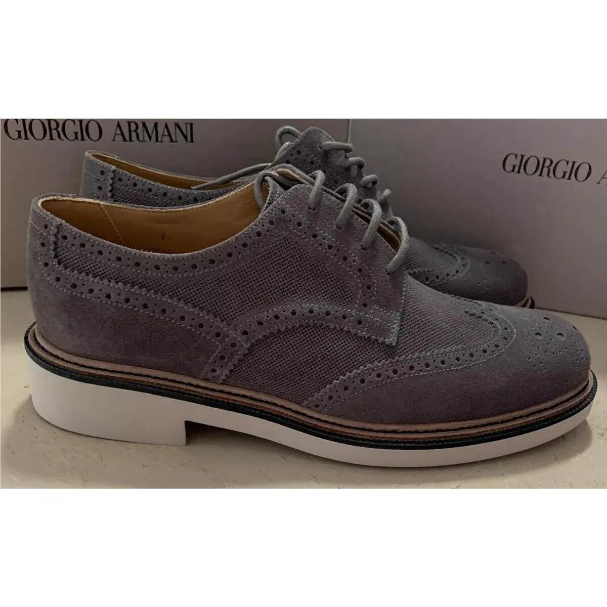 Giorgio Armani shoes - Giorgio Armani X2C561 - Gray 3