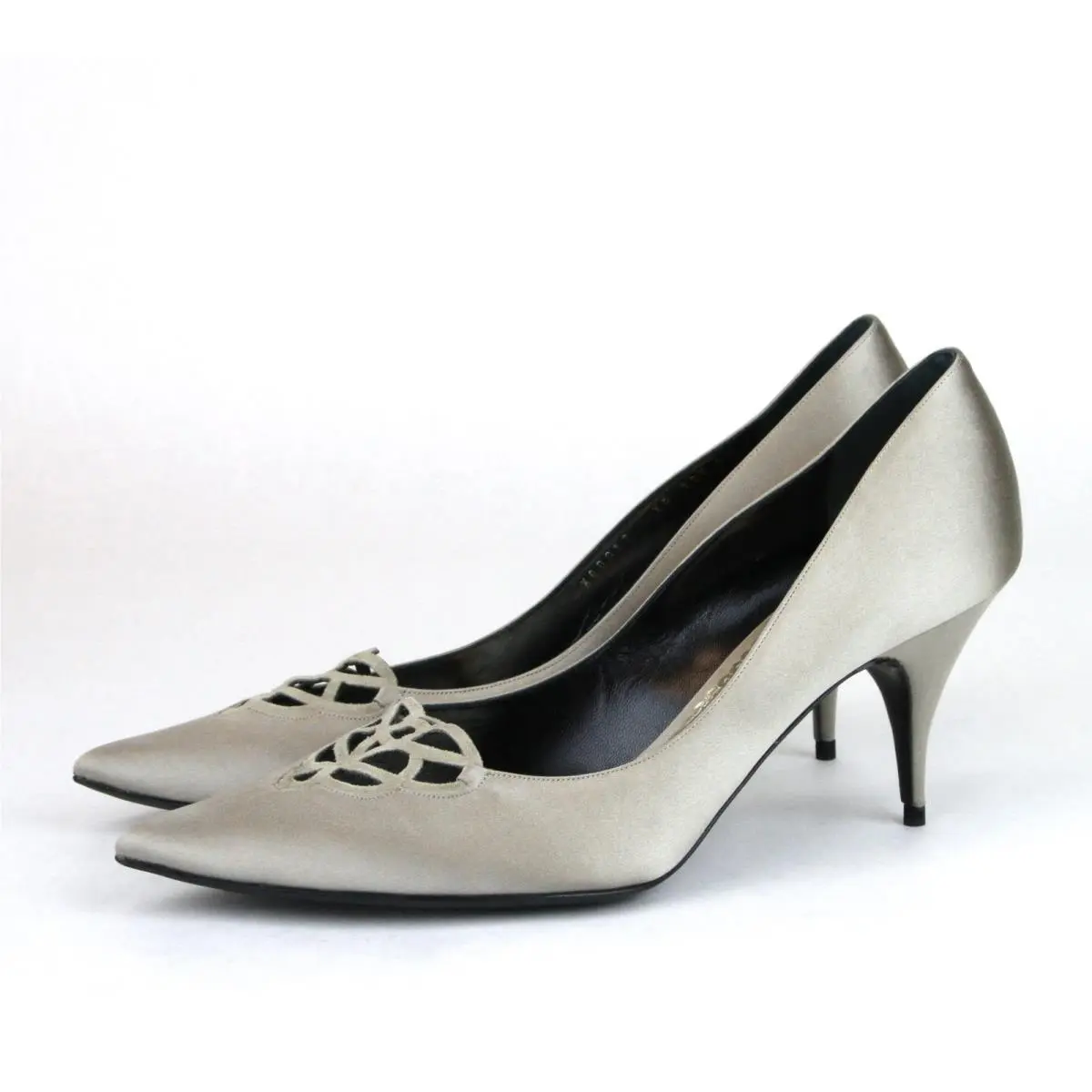 Giorgio Armani shoes - Flowers - Flowers - Silver 1