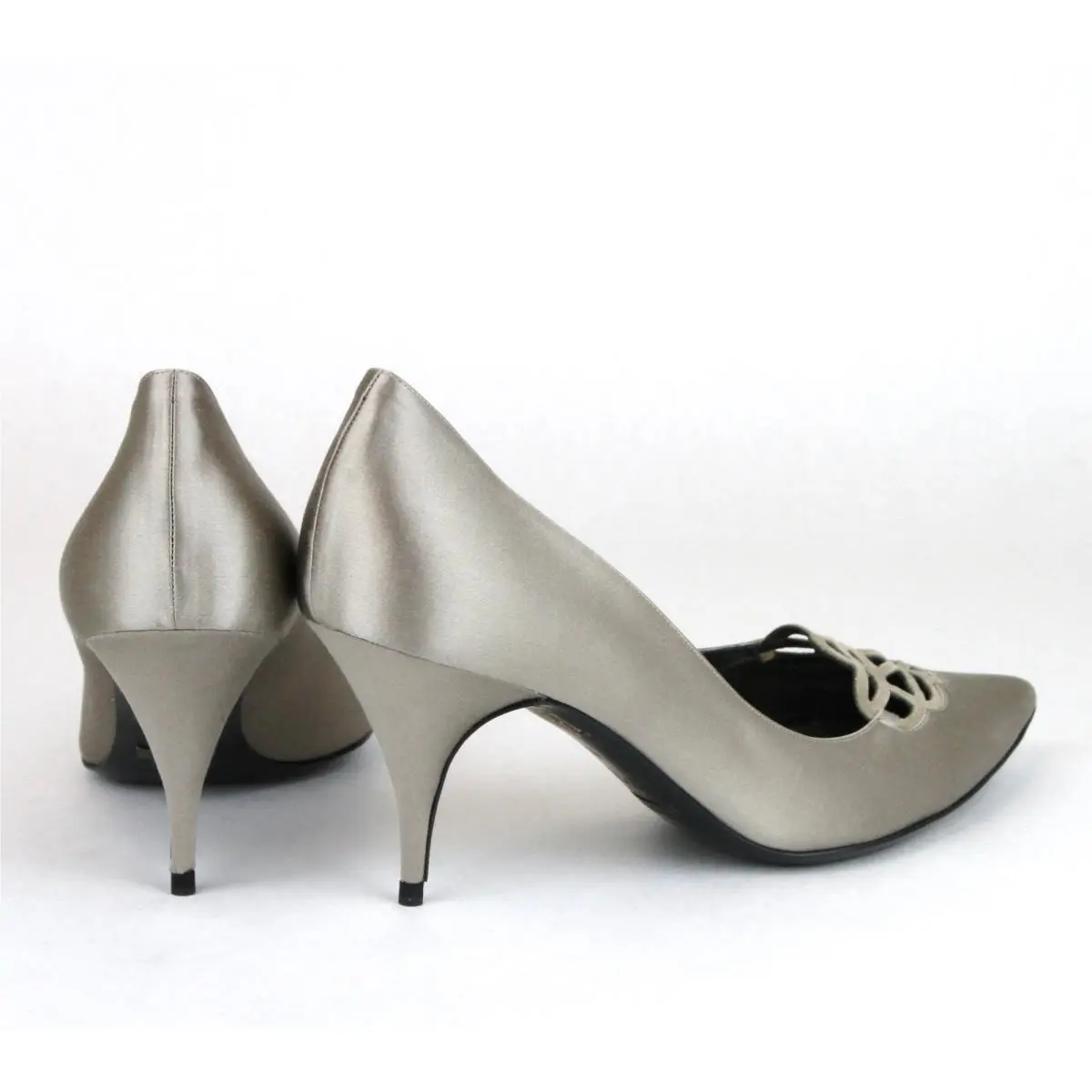 Giorgio Armani shoes - Flowers - Flowers - Silver 3