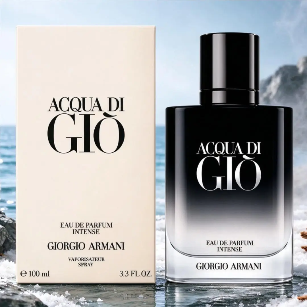 Acqua Di Gio Eau de Parfum Intense Spray 3.3oz 100ml by Giorgio Armani