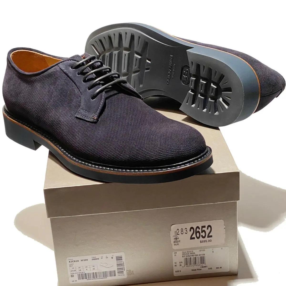 Giorgio Armani shoes - X2C610 - X2C610 - Blue (UPC: 8059029908646) 2