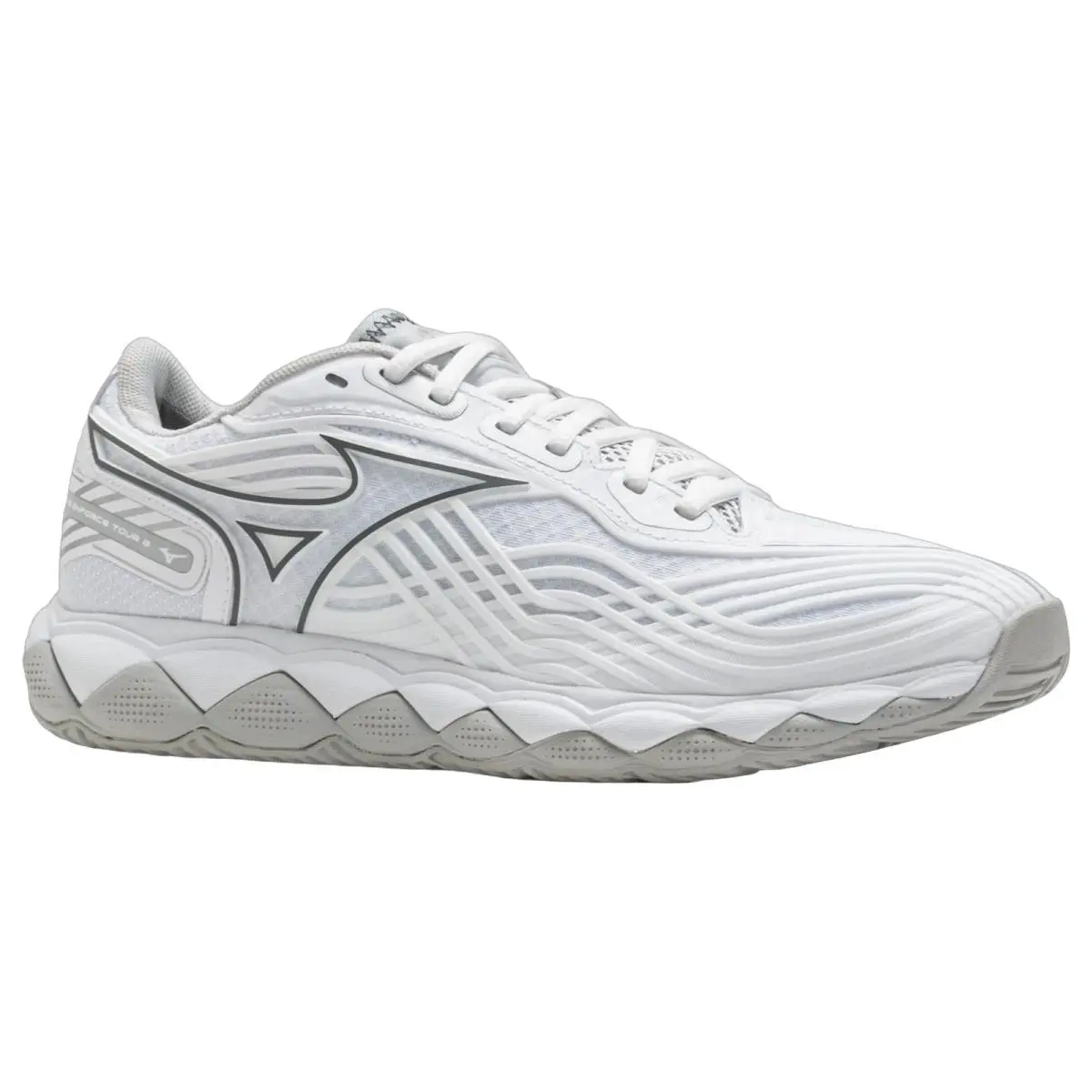 Mizuno shoes - Mizuno Wave Enforce Tour 2 Ac - 5500950073 - White/Silver 10