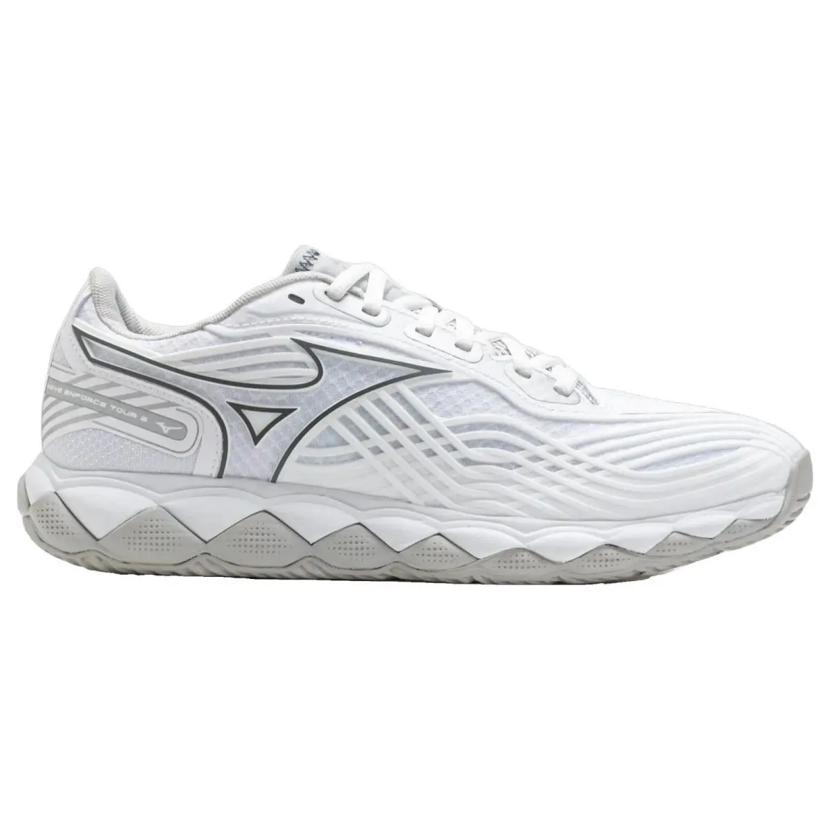 Mizuno shoes - Mizuno Wave Enforce Tour 2 Ac - 5500950073 - White/Silver 6