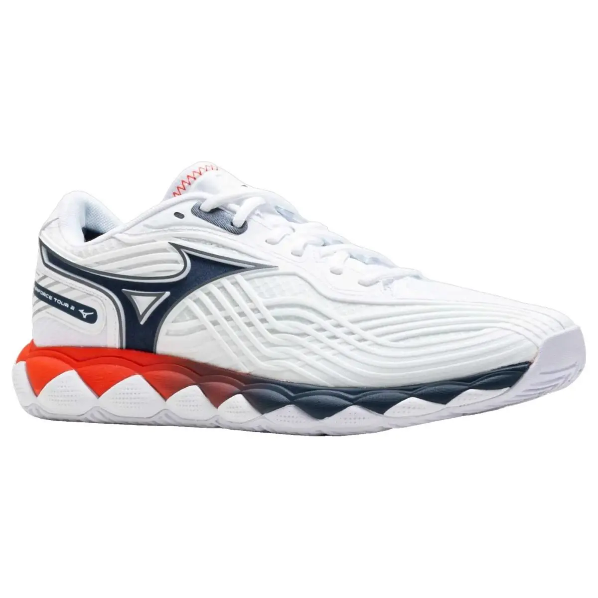 Mizuno shoes - Mizuno Wave Enforce Tour 2 Ac - 550094005A - White/Insignia Blue 3