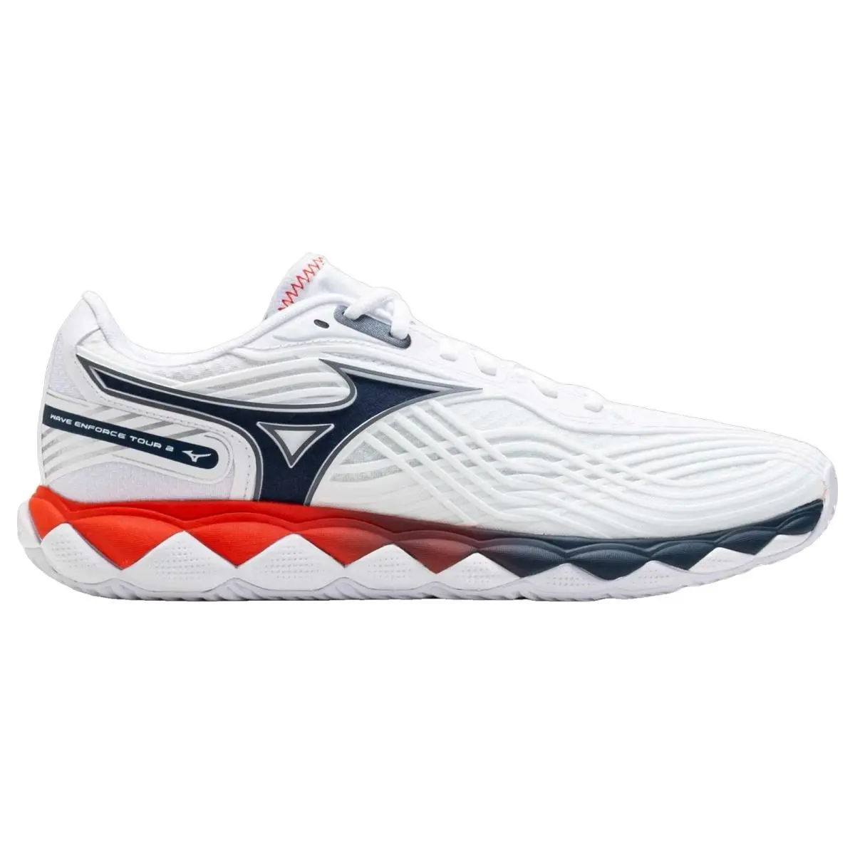 Mizuno shoes - Mizuno Wave Enforce Tour 2 Ac - 550094005A - White/Insignia Blue 6