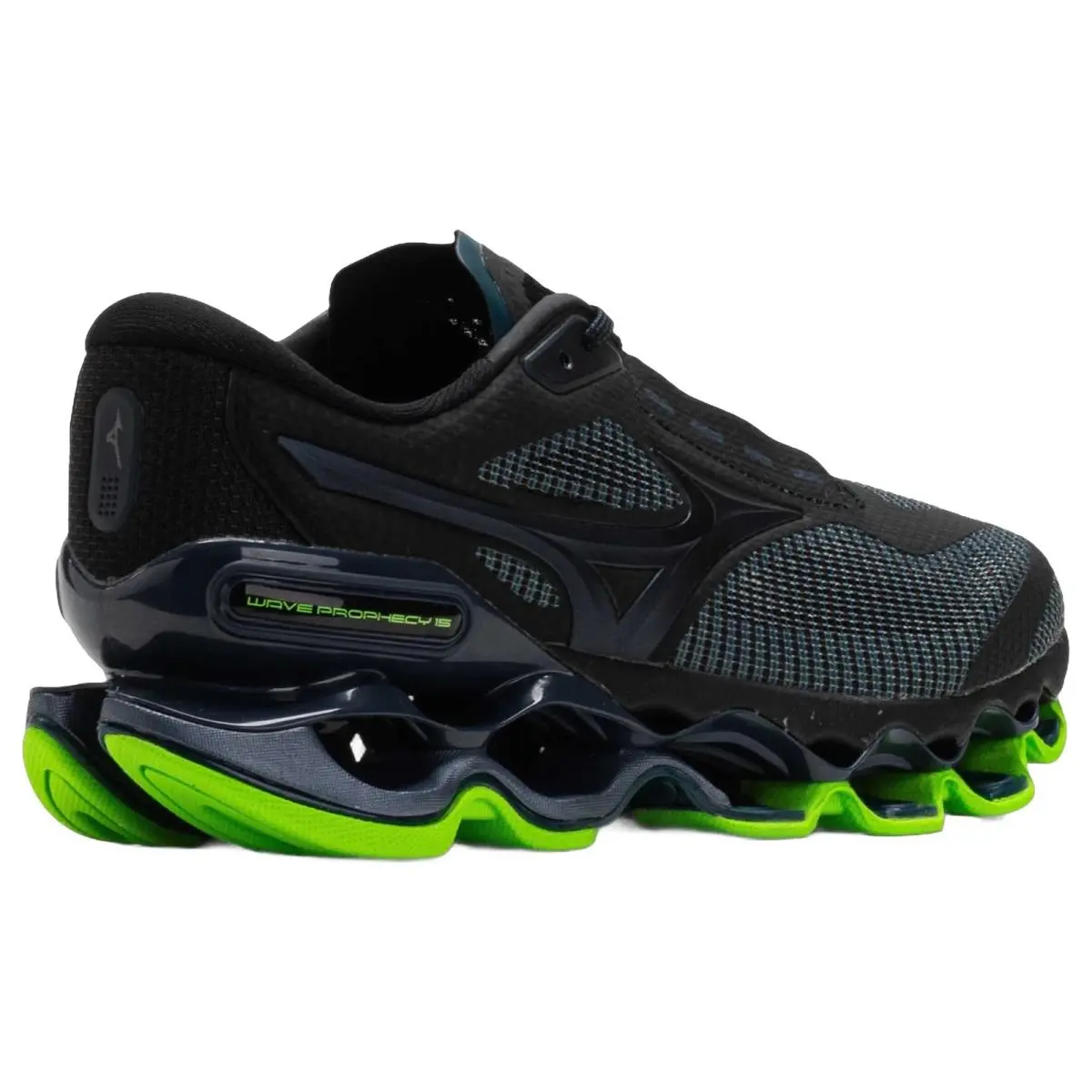 Mizuno shoes - Mizuno Wave Prophecy 15 - Wave Prophecy - 4115925V94 - Reflecting Pond/Black Glass 4