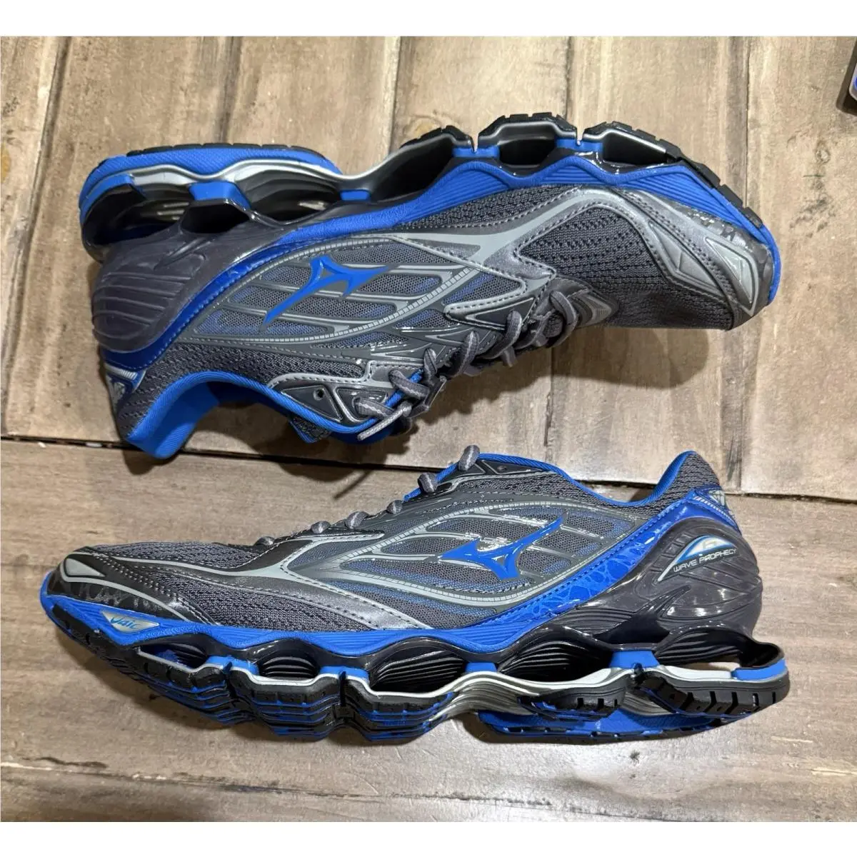 Mizuno shoes - Mizuno Wave Prophecy 6 - Wave Prophecy - 410861 9N5N - Gray, Blue, Black 0