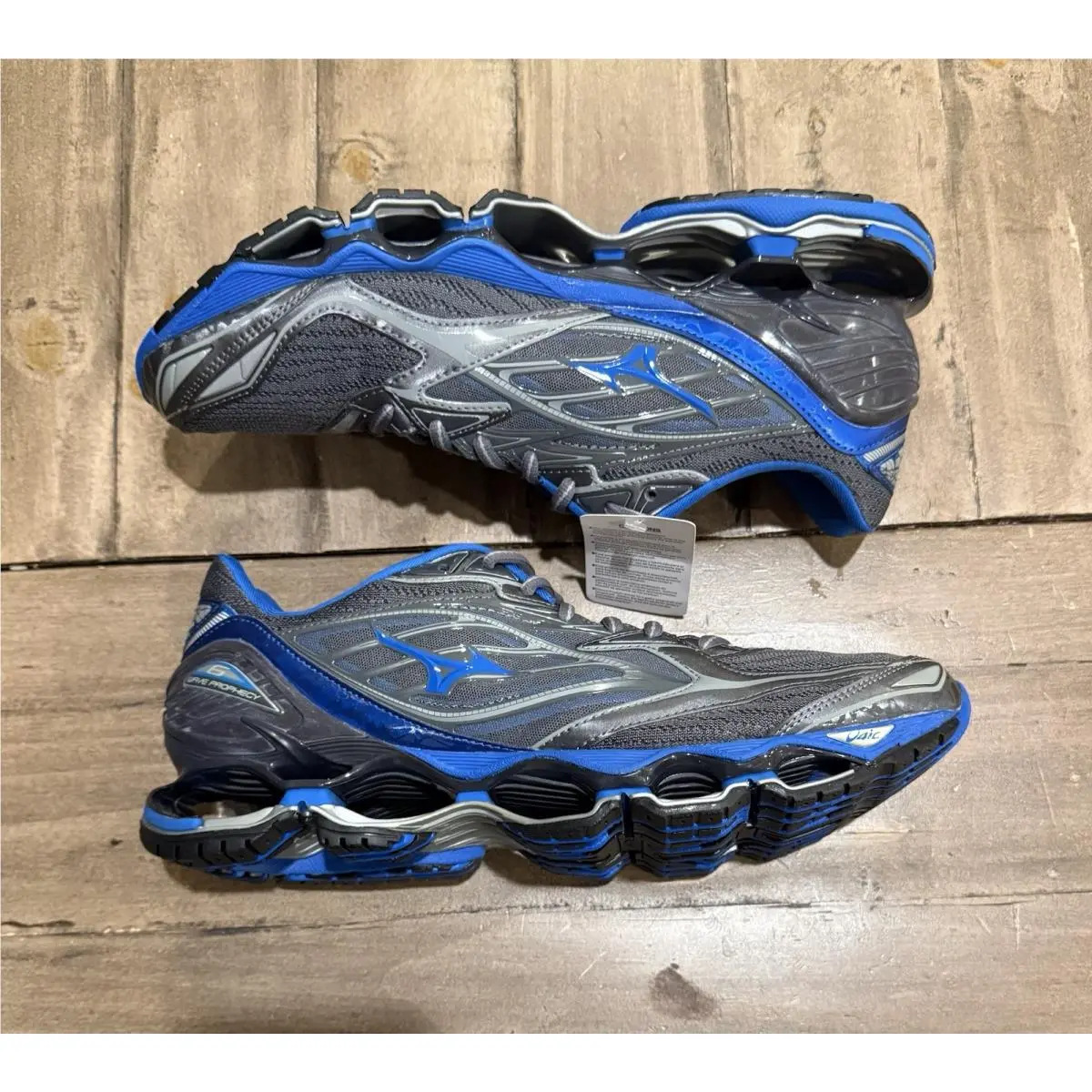 Mizuno shoes - Mizuno Wave Prophecy 6 - Wave Prophecy - 410861 9N5N - Gray, Blue, Black 1