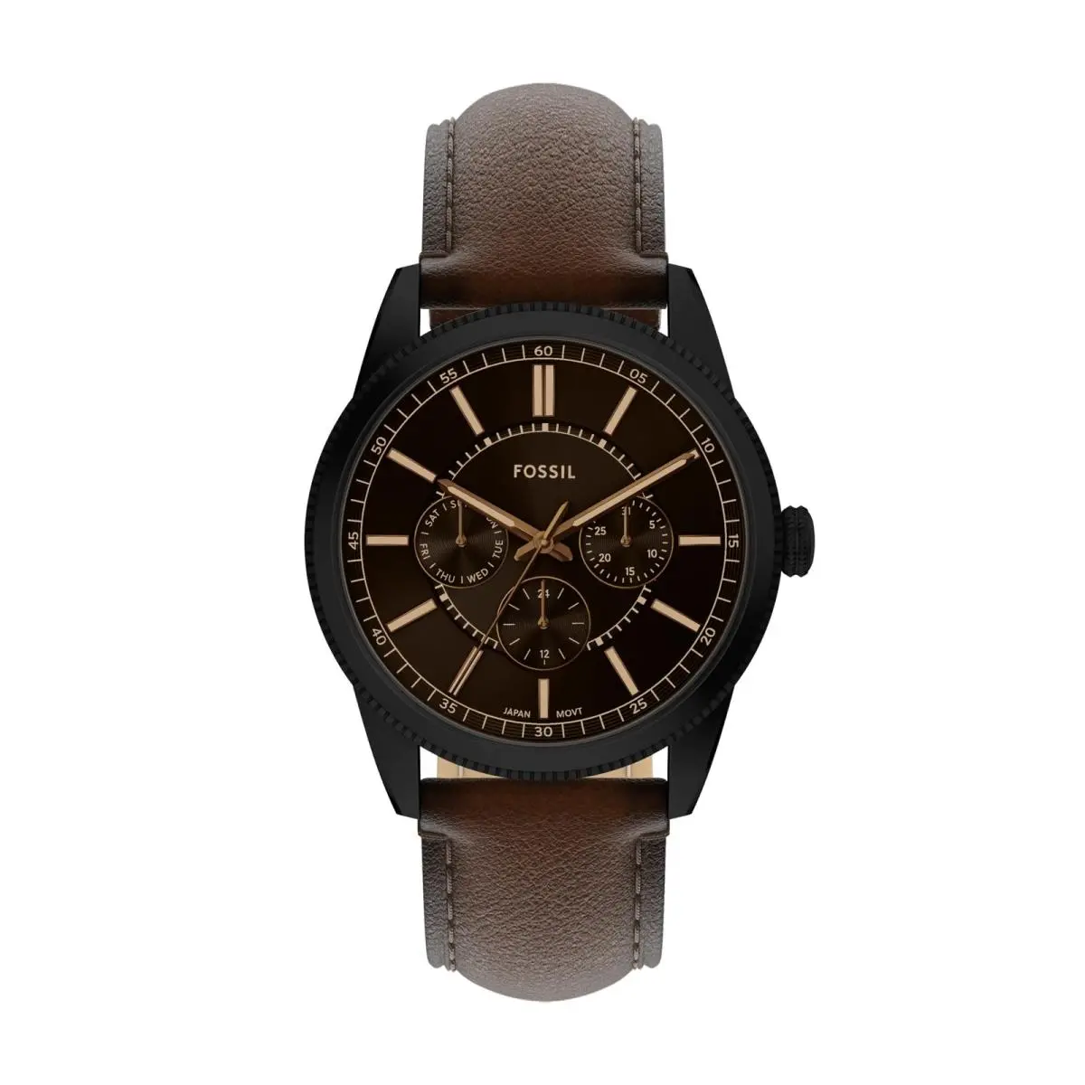 Fossil Men`s Watch Pearson Multifunction Watch For Men Brown/black