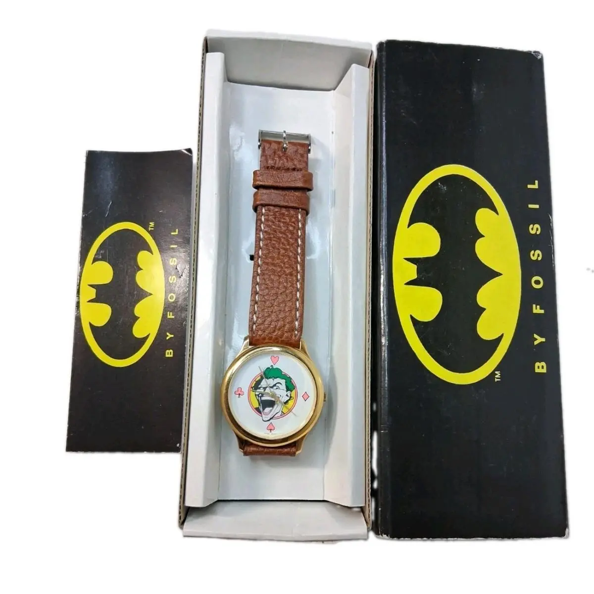 Batman The Joker Fossil Watch 1989 Ultra Rare 1/500 Vintage Bolland
