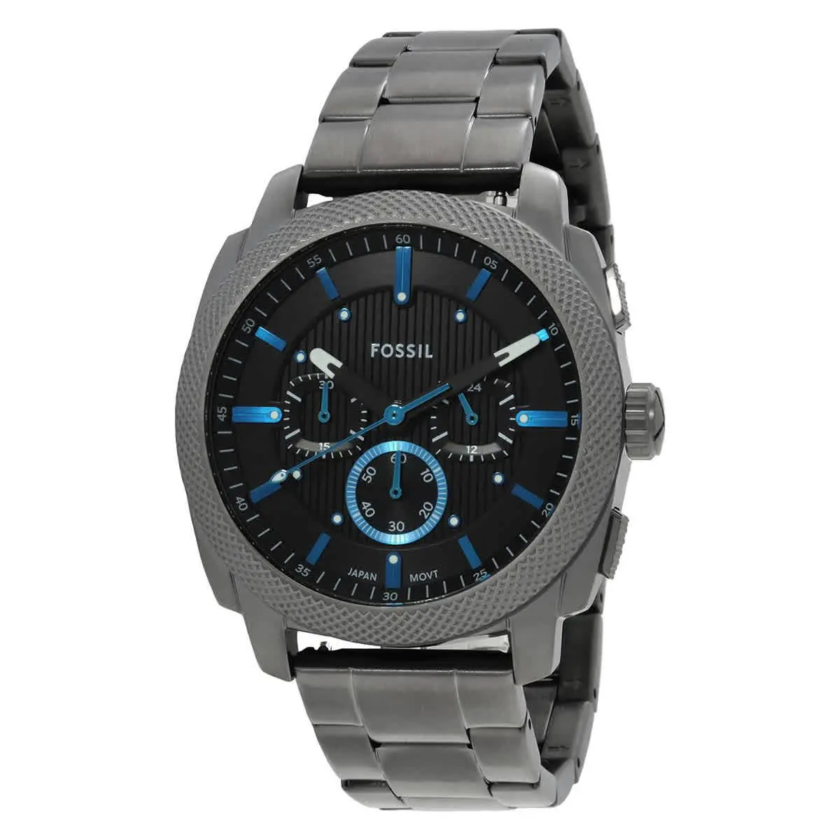 Fossil Machine Chronograph Quartz Black Dial Men`s Watch FS6098