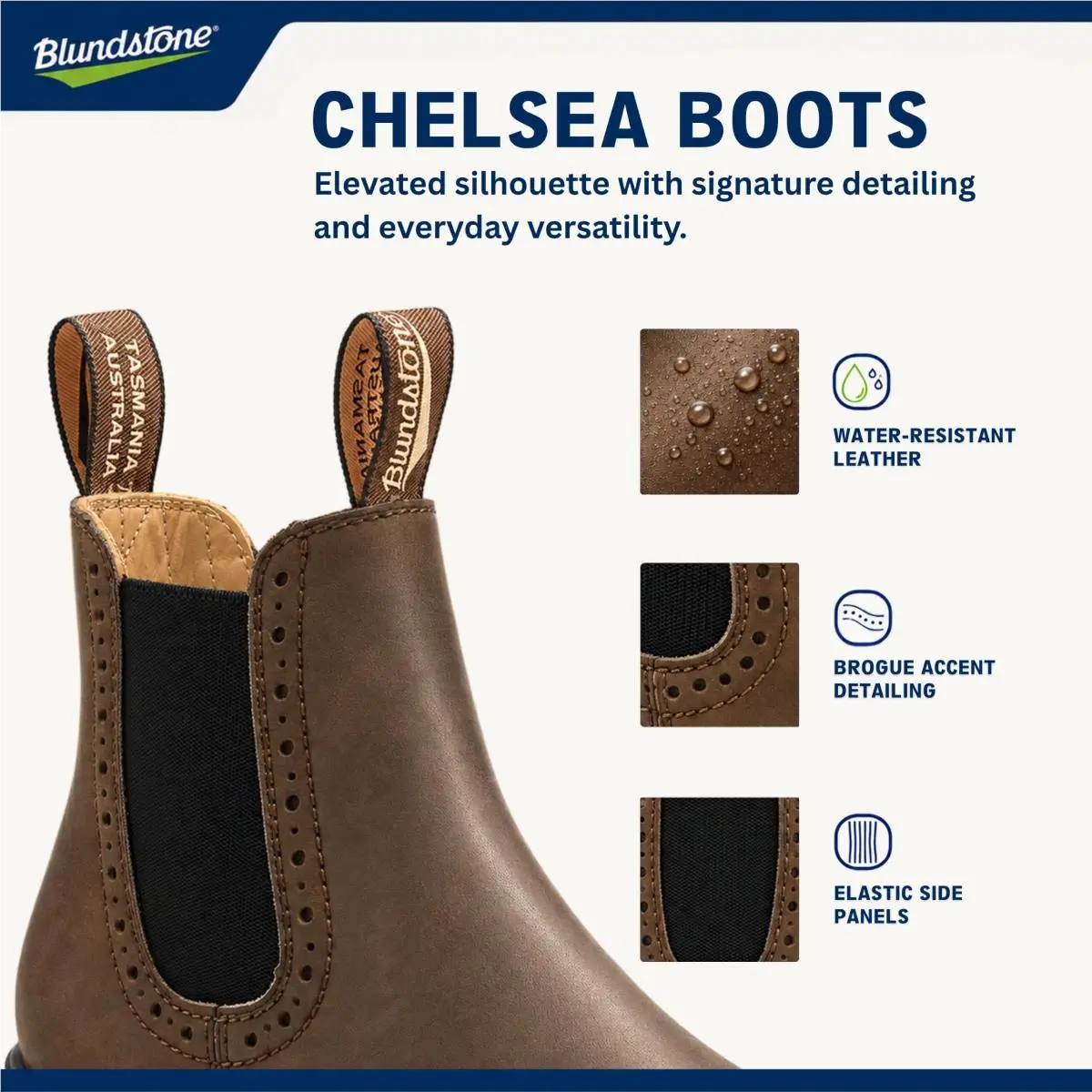 Blundstone shoes - 1448 - BL1448-001 - dark mushroom 22