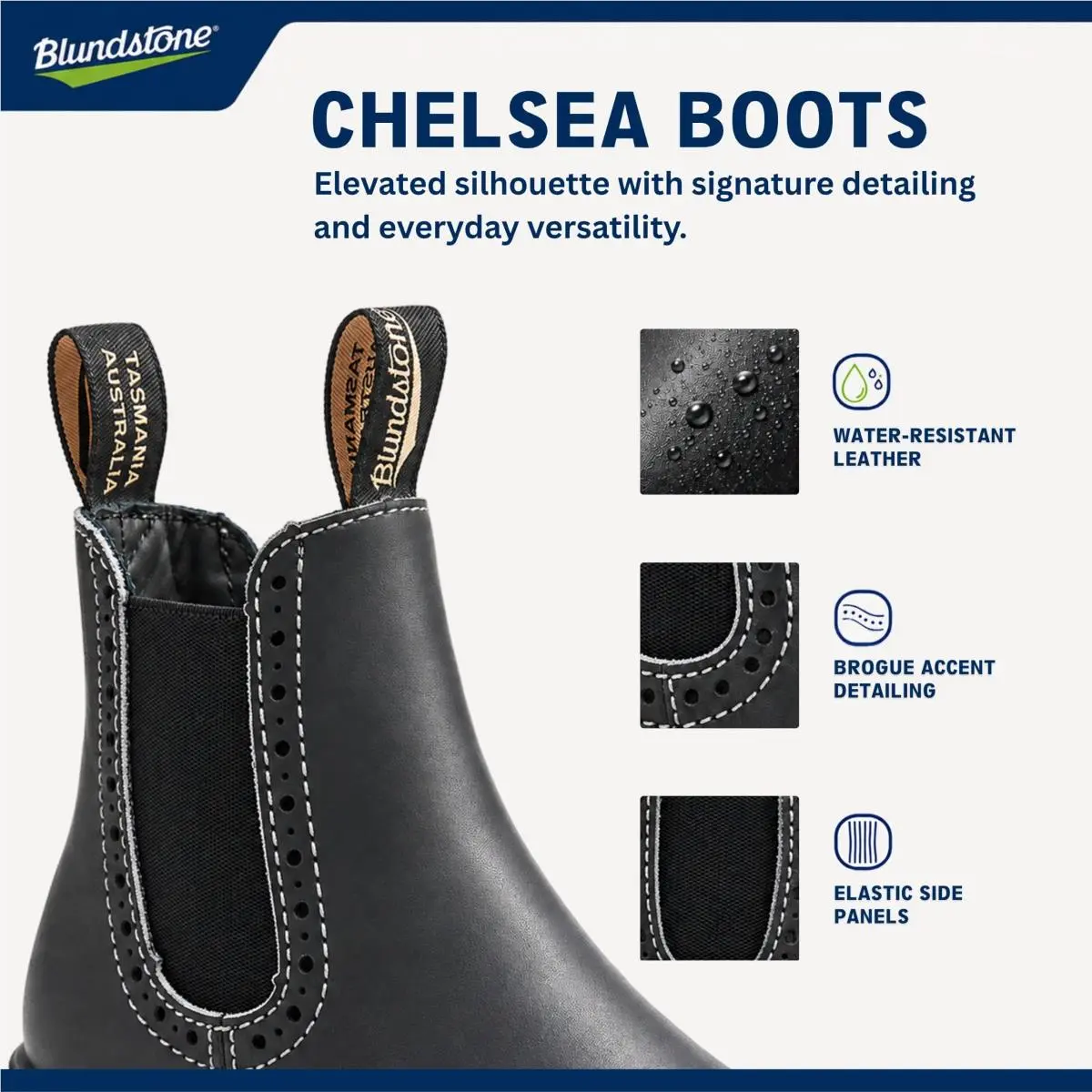 Blundstone shoes - 1448 - BL1448-001 - dark mushroom 31