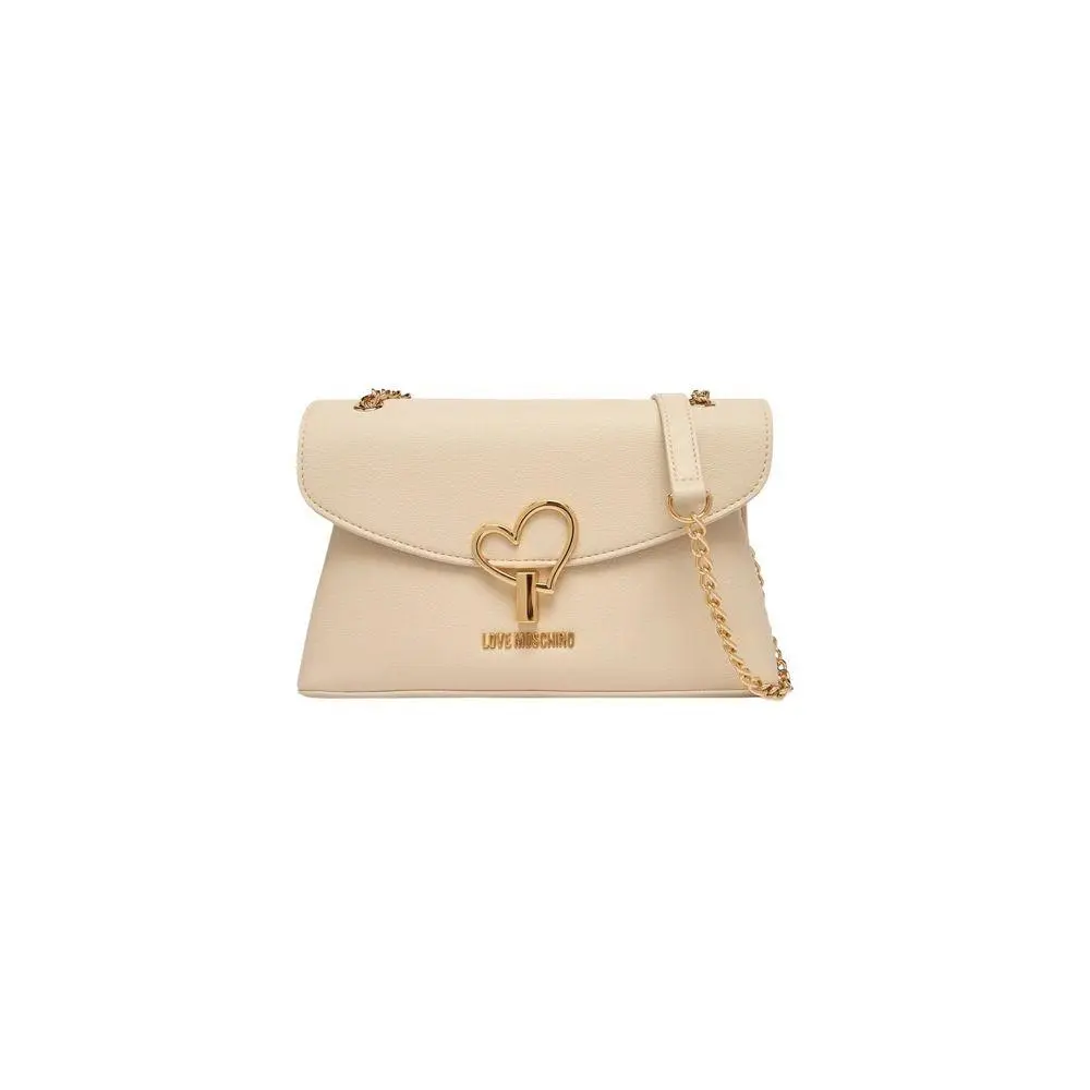 Love Moschino Beige Polyethylene Handbag