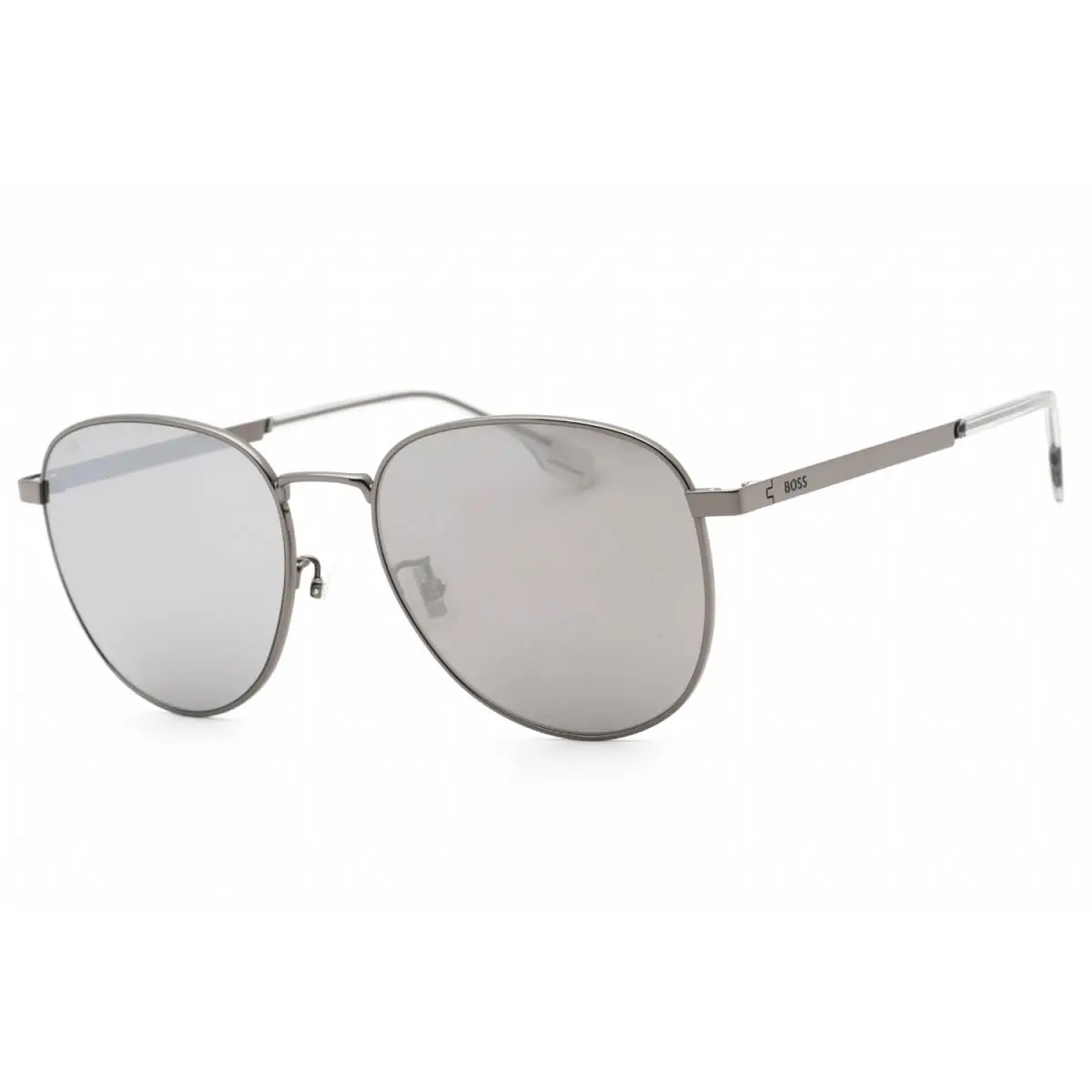 1536/F/S 06LB T4 Ruthenium / Silver SP 57mm Men`s Sunglasses by Hugo Boss
