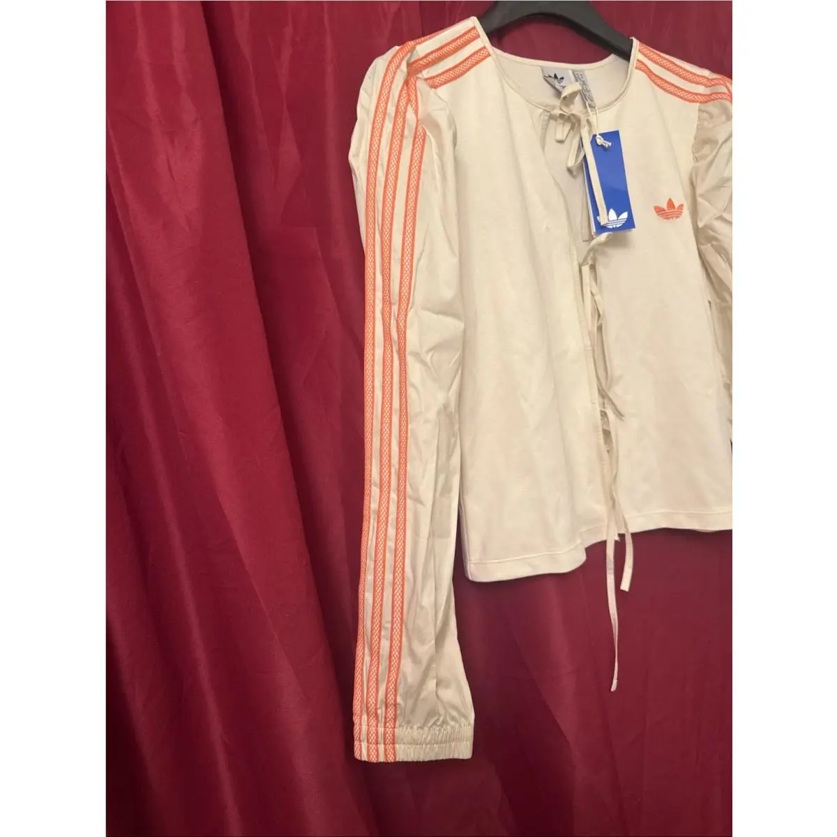 Adidas clothing - adidas Originals Summer Glow Blouse - KC0763 - Wonder White (UPC: 4068805956560) 3